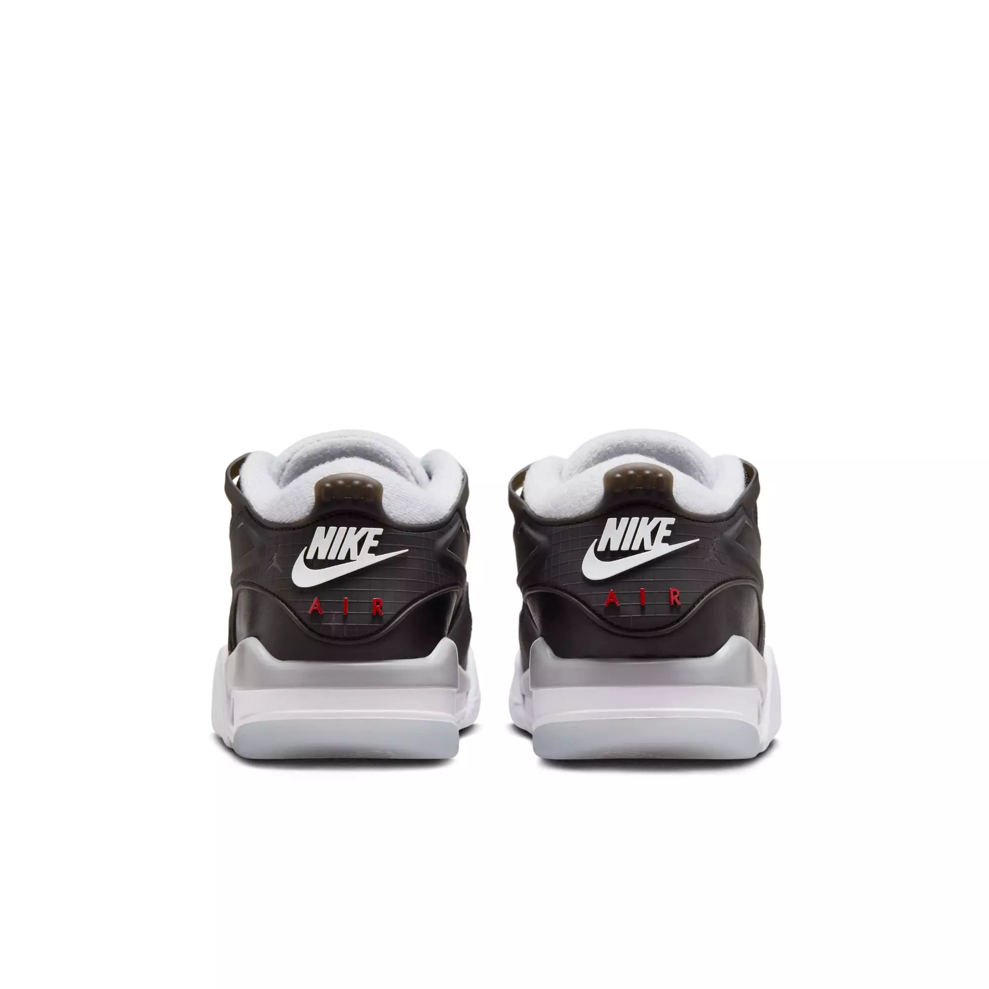 Jordan 4 RM "Black/Fire Red/Wolf Grey/White" Grade School Boys' Shoe - BLACK/RED/WHITE