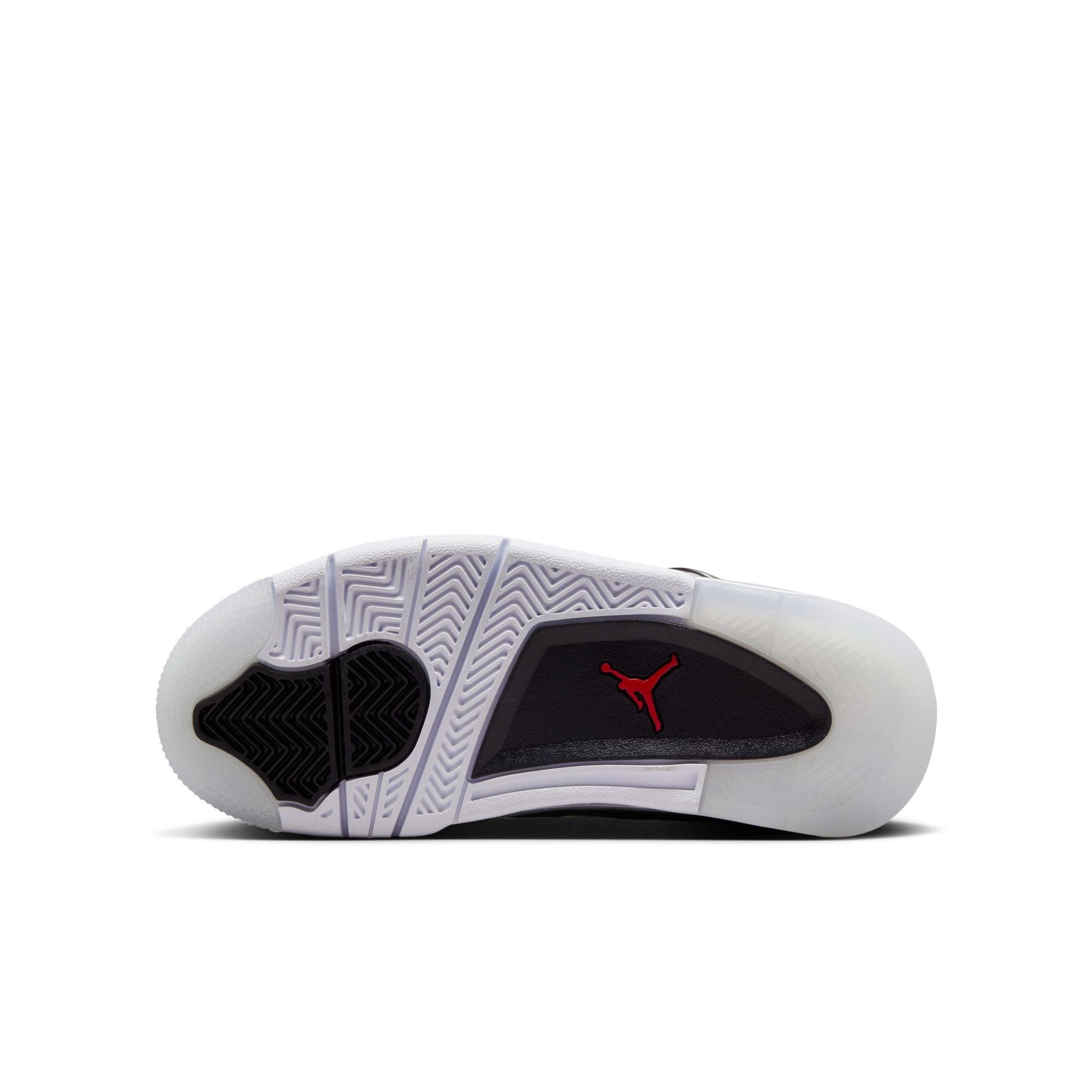 Jordan 4 RM Grade School Boys' "Black/FIre Red/Wolf Grey/White" Shoe