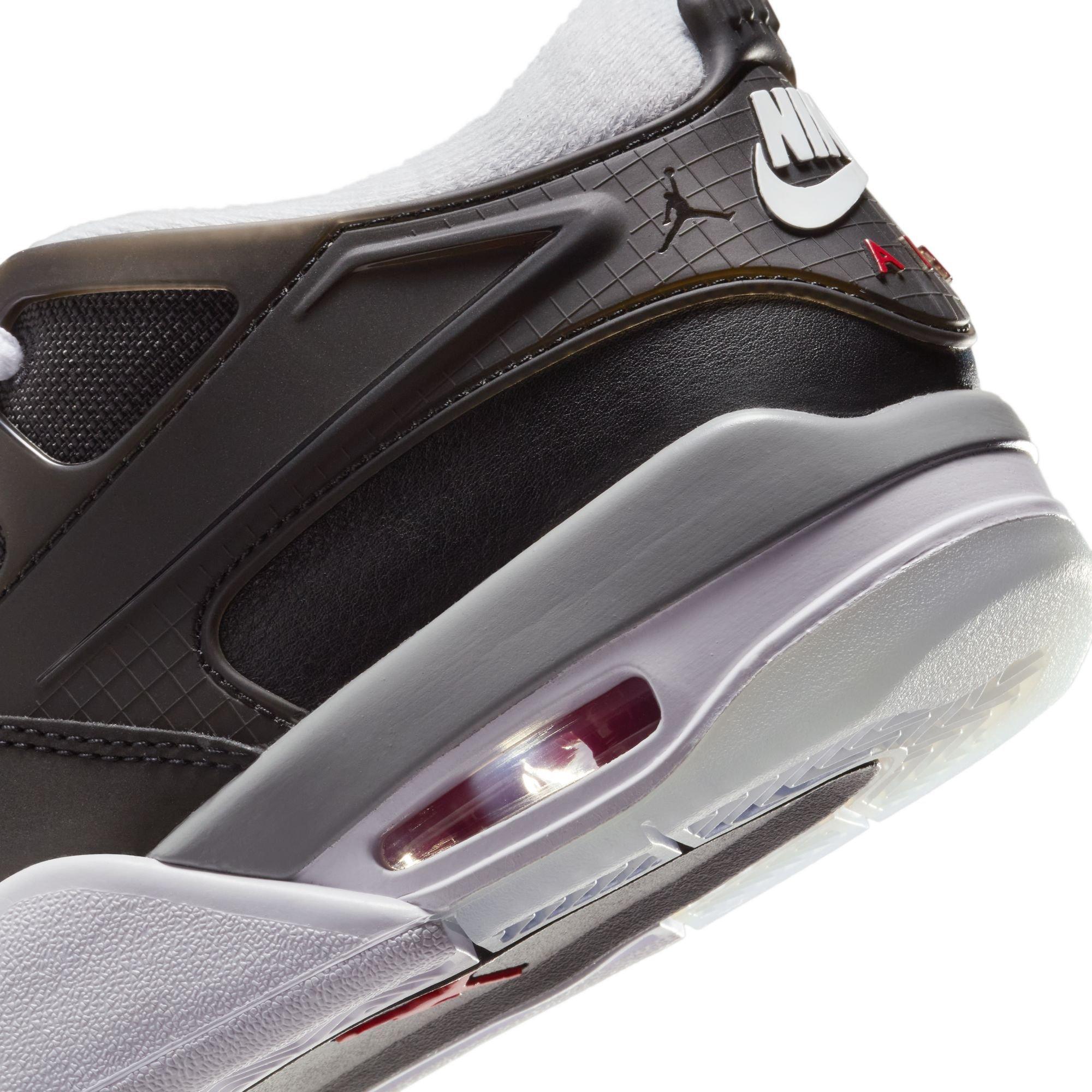 Jordan 4 RM Grade School Boys' "Black/FIre Red/Wolf Grey/White" Shoe