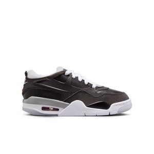 Jordan 4 RM "Black/Fire Red/Wolf Grey/White" Grade School Boys' Shoe