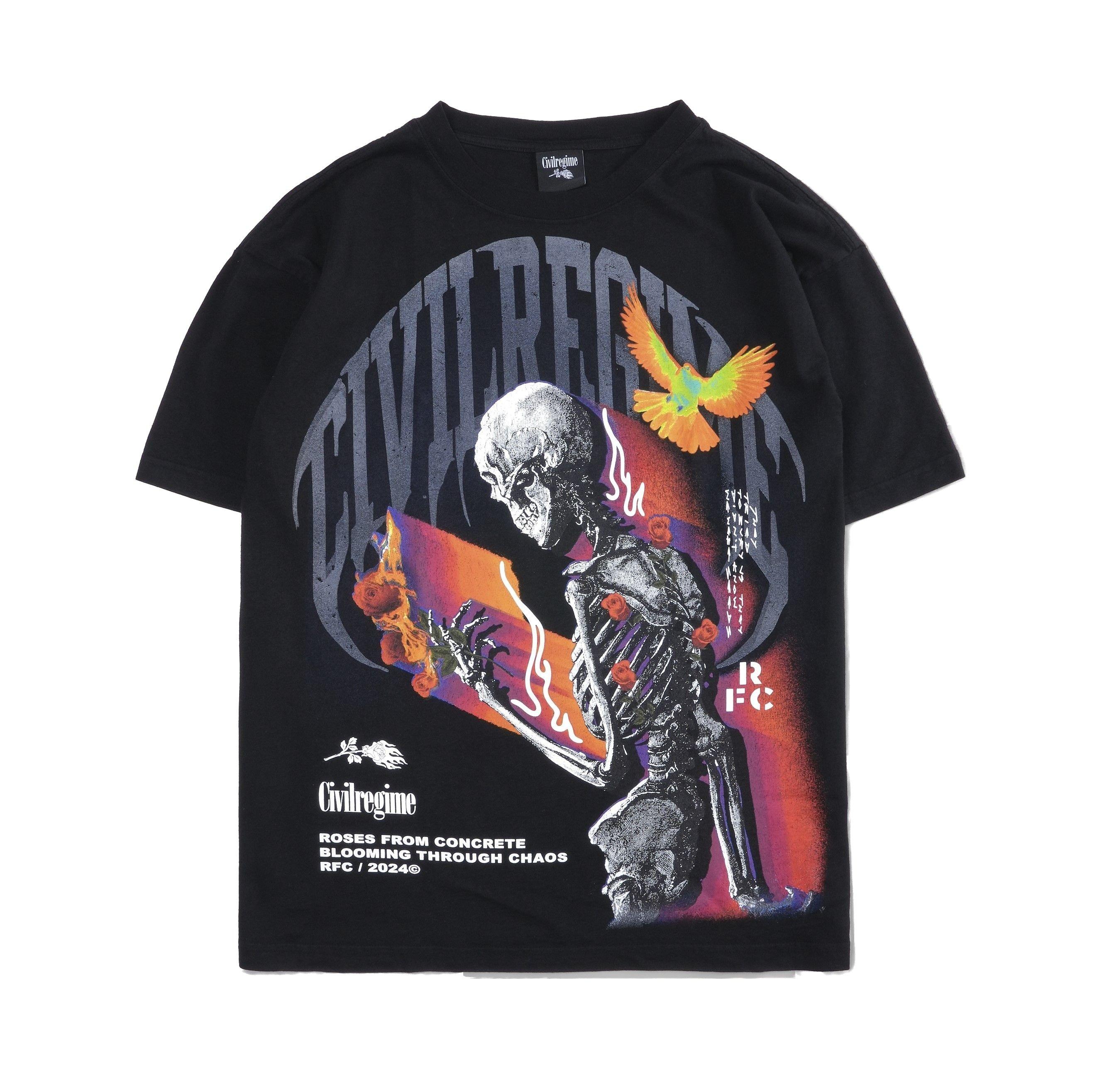 Civil Regime Men's American Class 1 RFC Oversized Tee - BLACK Thumbnail View 1