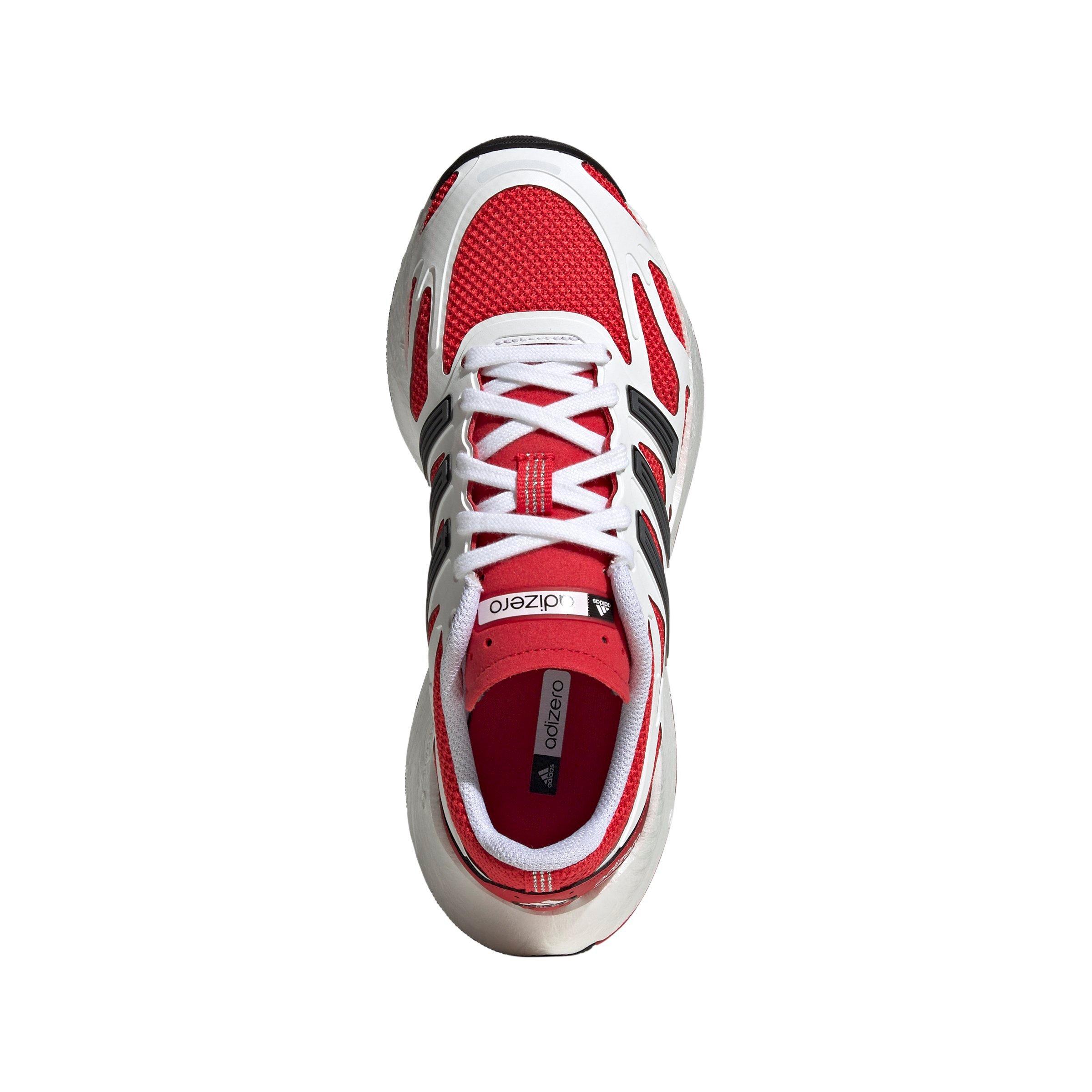 adidas Adizero Aruku Grade School Boys' Running "Ftwr White/Pure Ruby/Core Black" Shoe