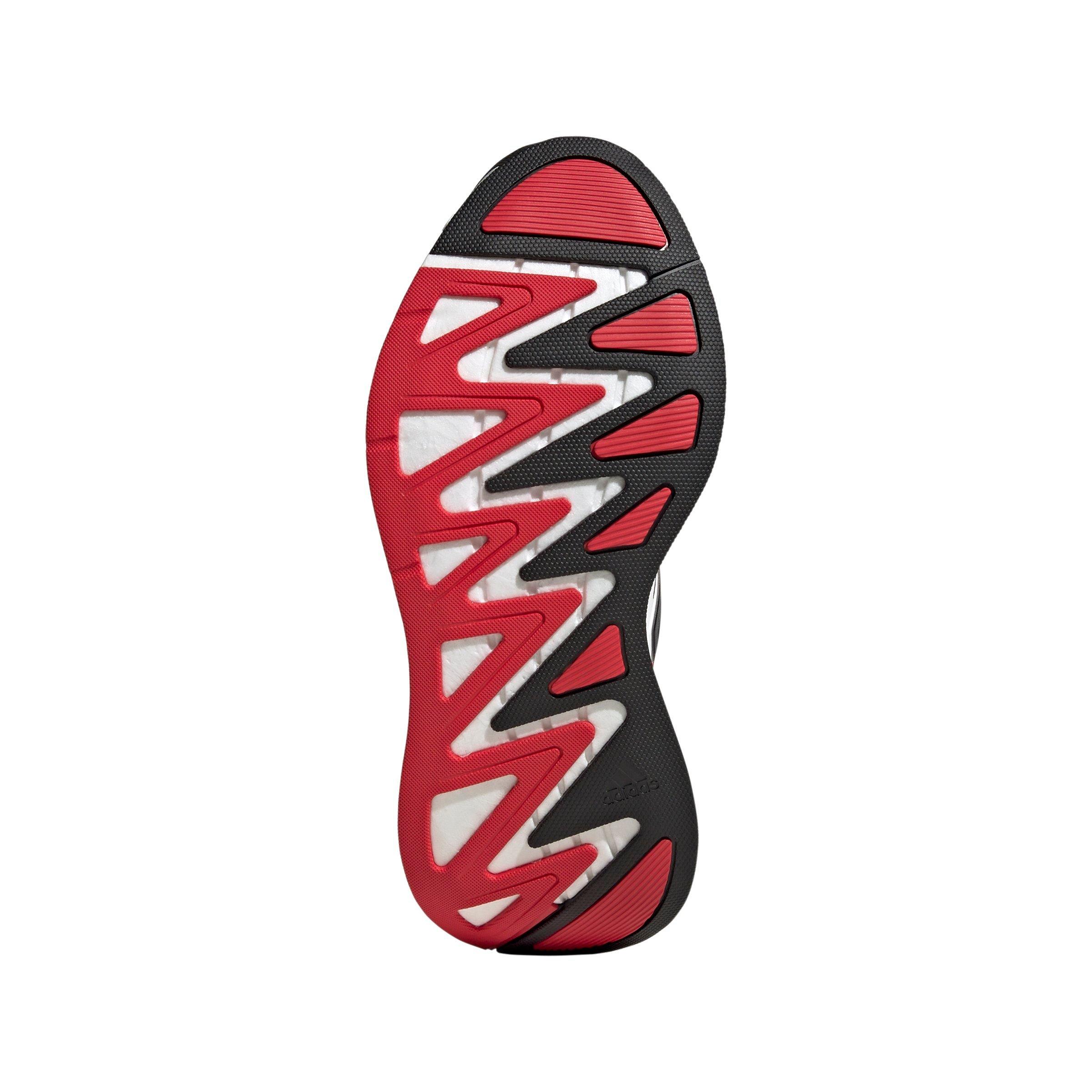 adidas Adizero Aruku Grade School Boys' Running "Ftwr White/Pure Ruby/Core Black" Shoe