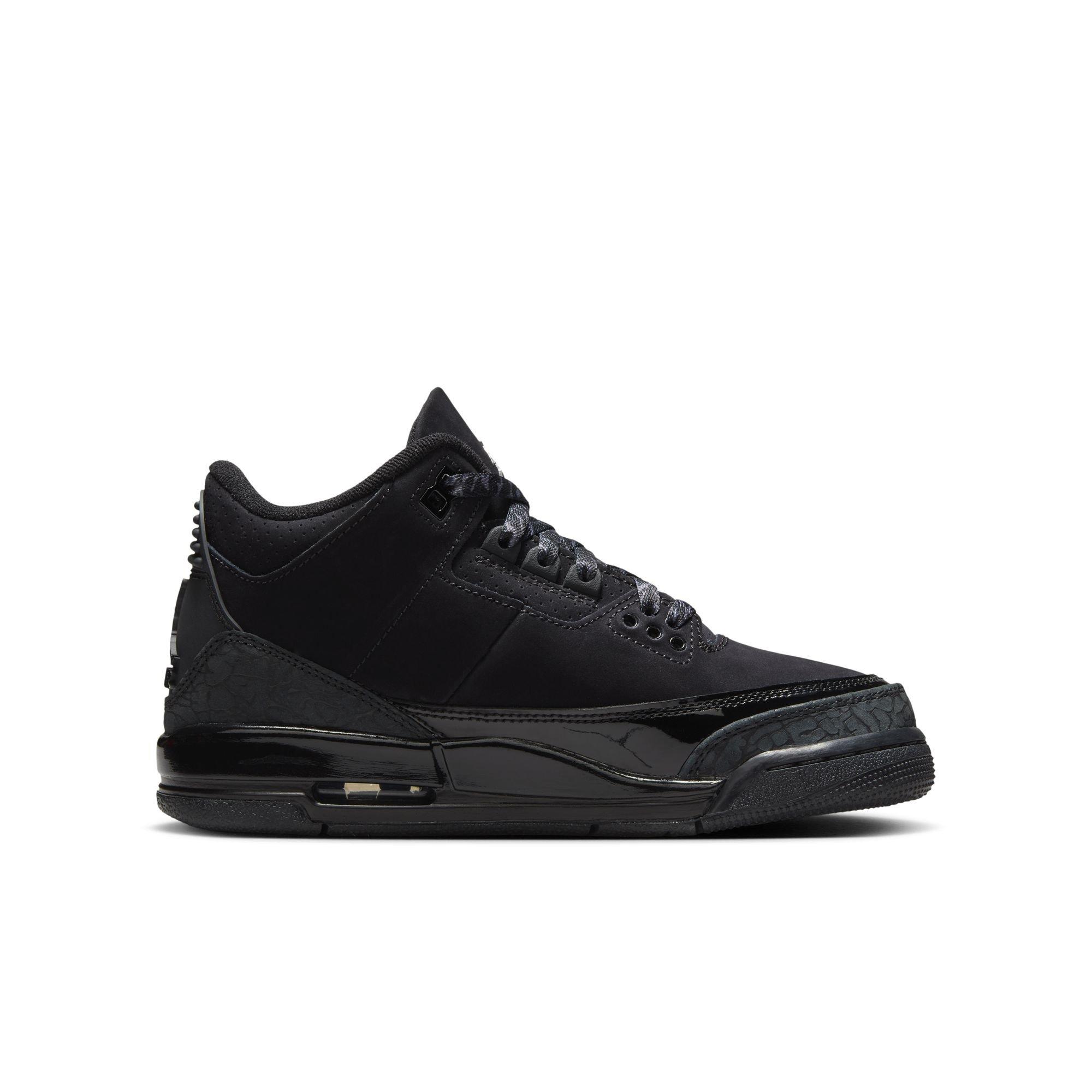 Jordan 3 Retro "Black Cat" Grade School Kids' Shoe