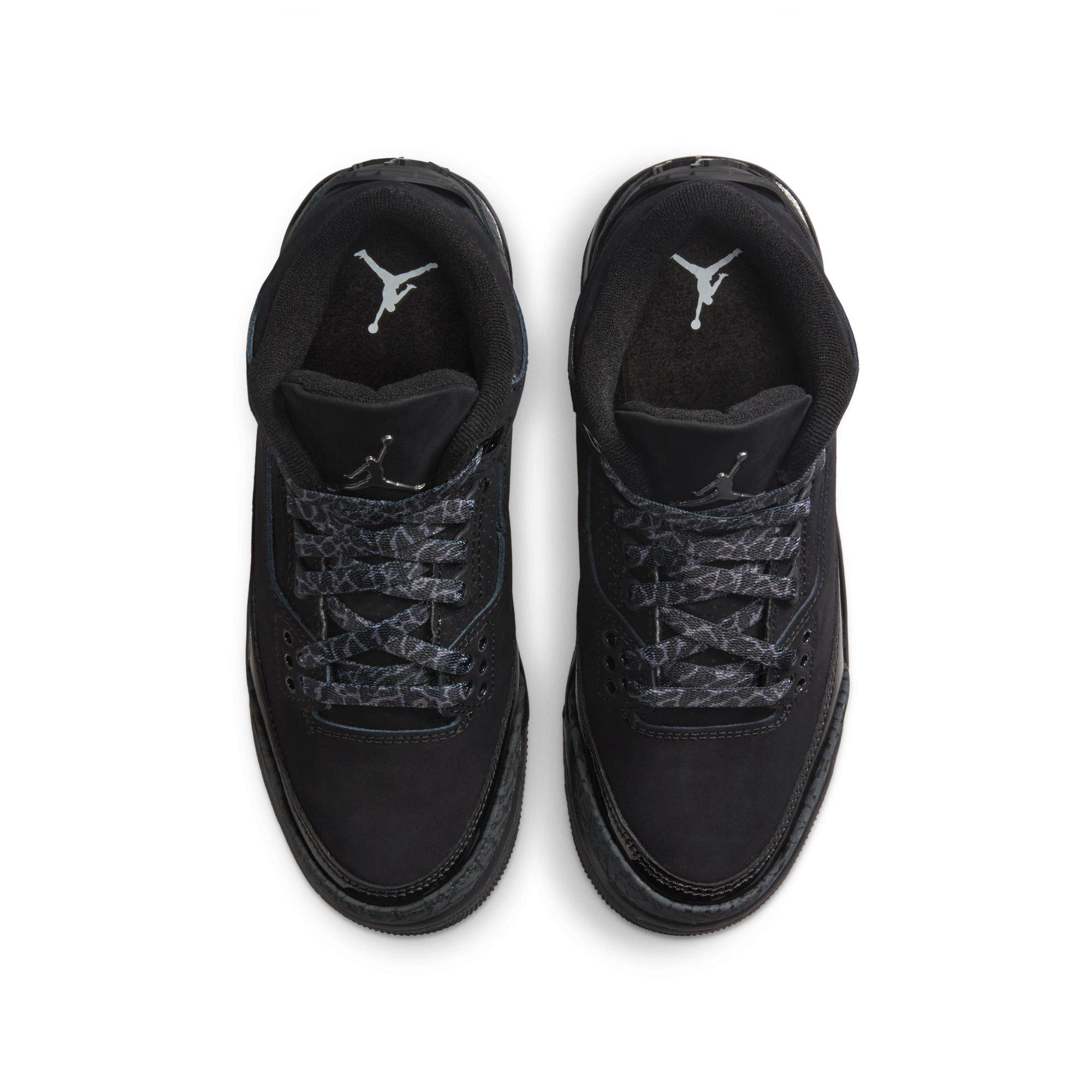 Jordan 3 Retro "Black Cat" Grade School Kids' Shoe