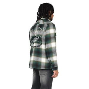 Smoke Rise Men's League Plaid Shacket - Spruce