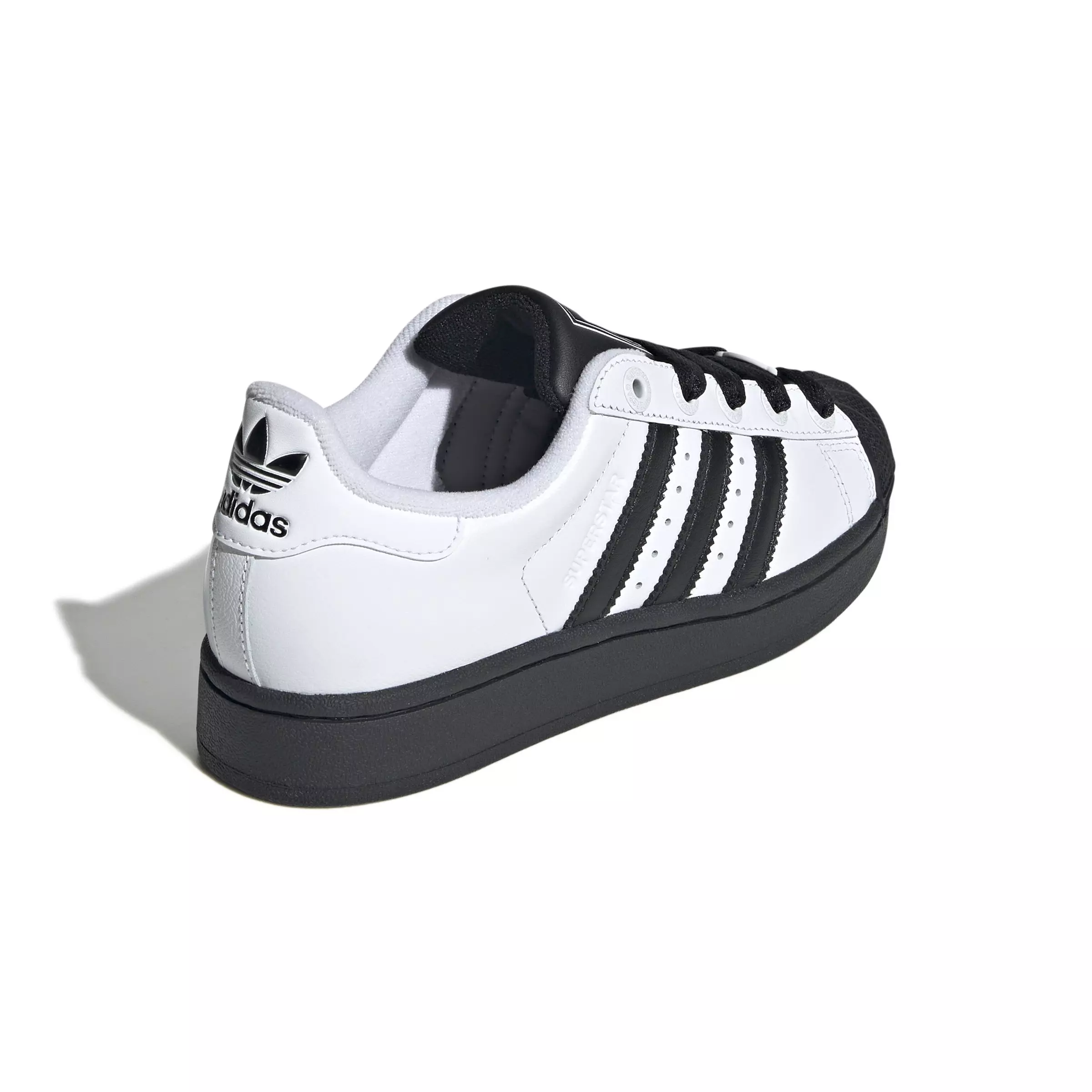 adidas Originals Superstar II "White/Black" Grade School Kids' Shoe - WHITE/BLACK
