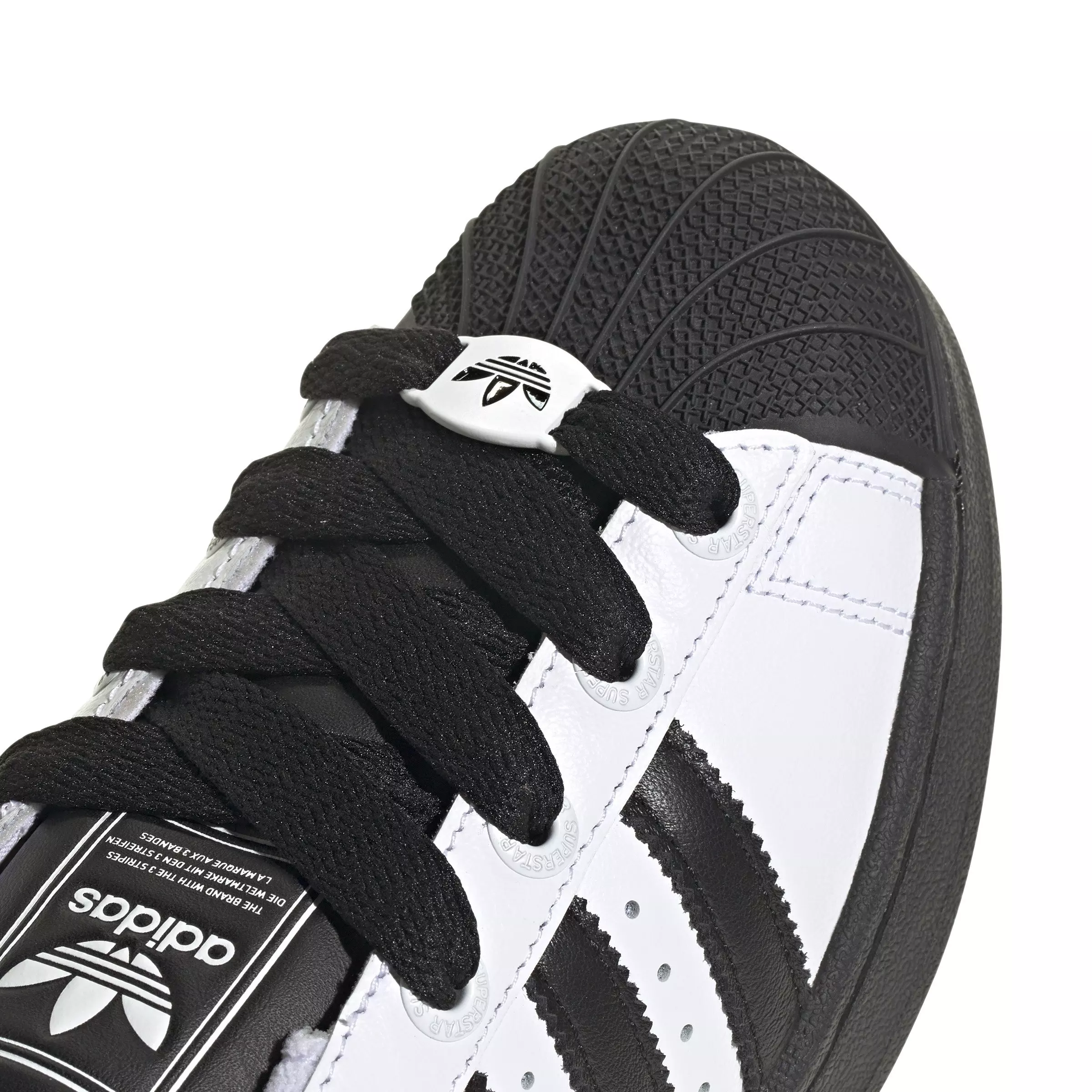 adidas Originals Superstar II "White/Black" Grade School Kids' Shoe - WHITE/BLACK