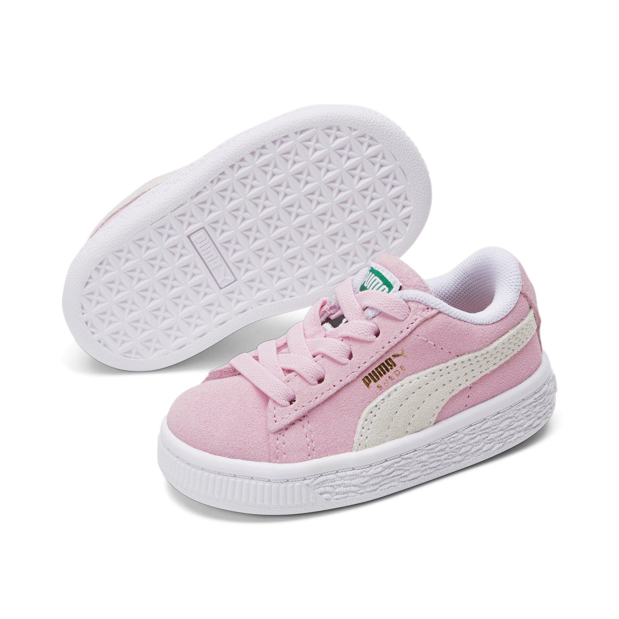 PUMA Suede Classic "Pink/White" Toddler Girls' Shoe