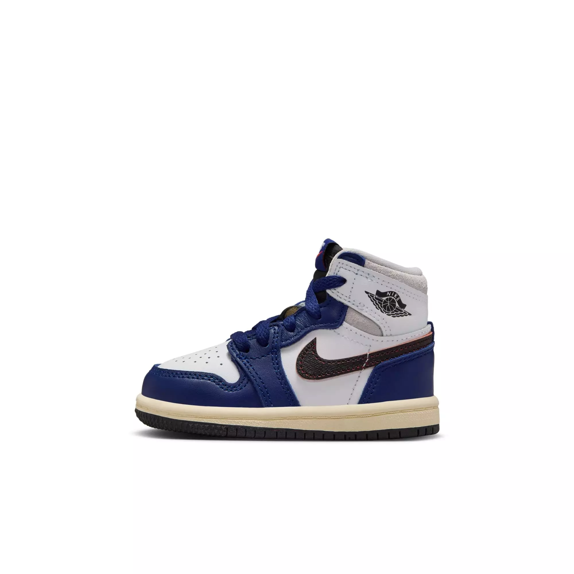 Jordan 1 Retro High OG "Rare Air" Toddler Kids' Shoe - BLACK/NEUTRAL GREY/DEEP ROYAL BLUE