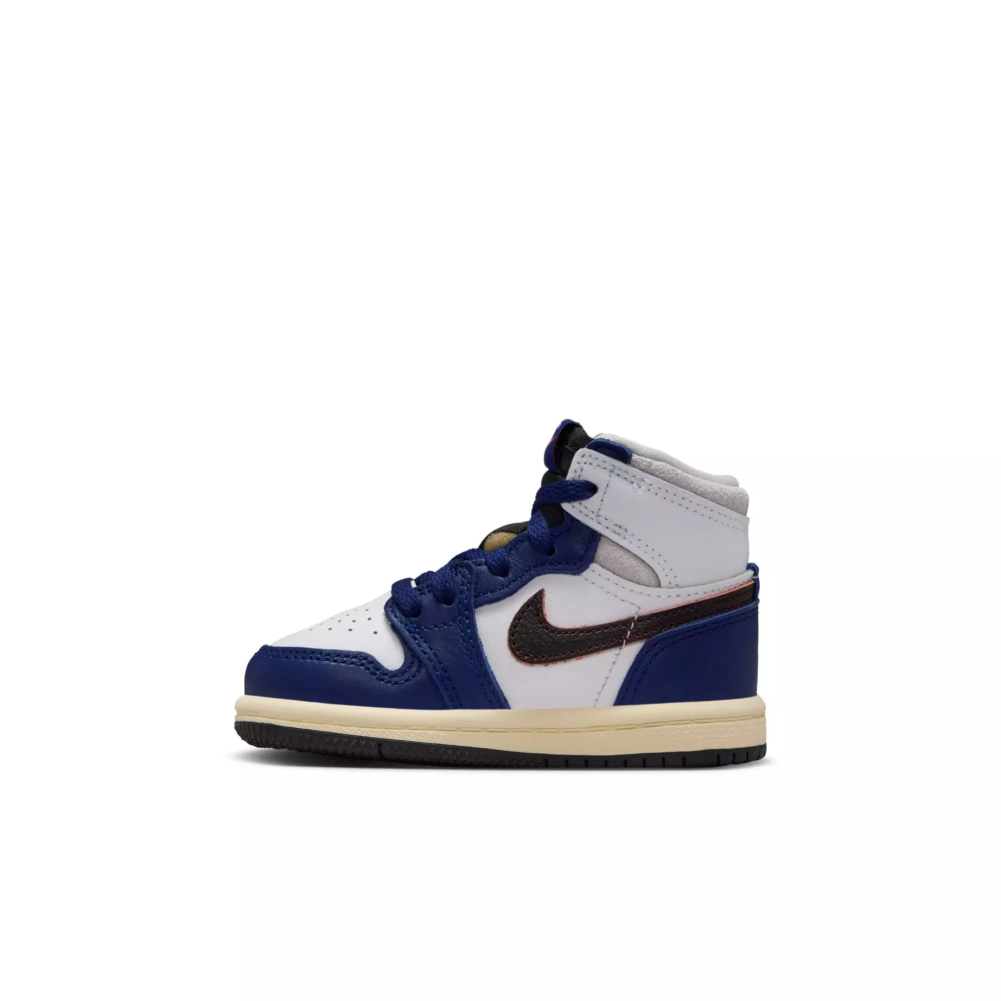 Jordan 1 Retro High OG "Rare Air" Toddler Kids' Shoe - BLACK/NEUTRAL GREY/DEEP ROYAL BLUE