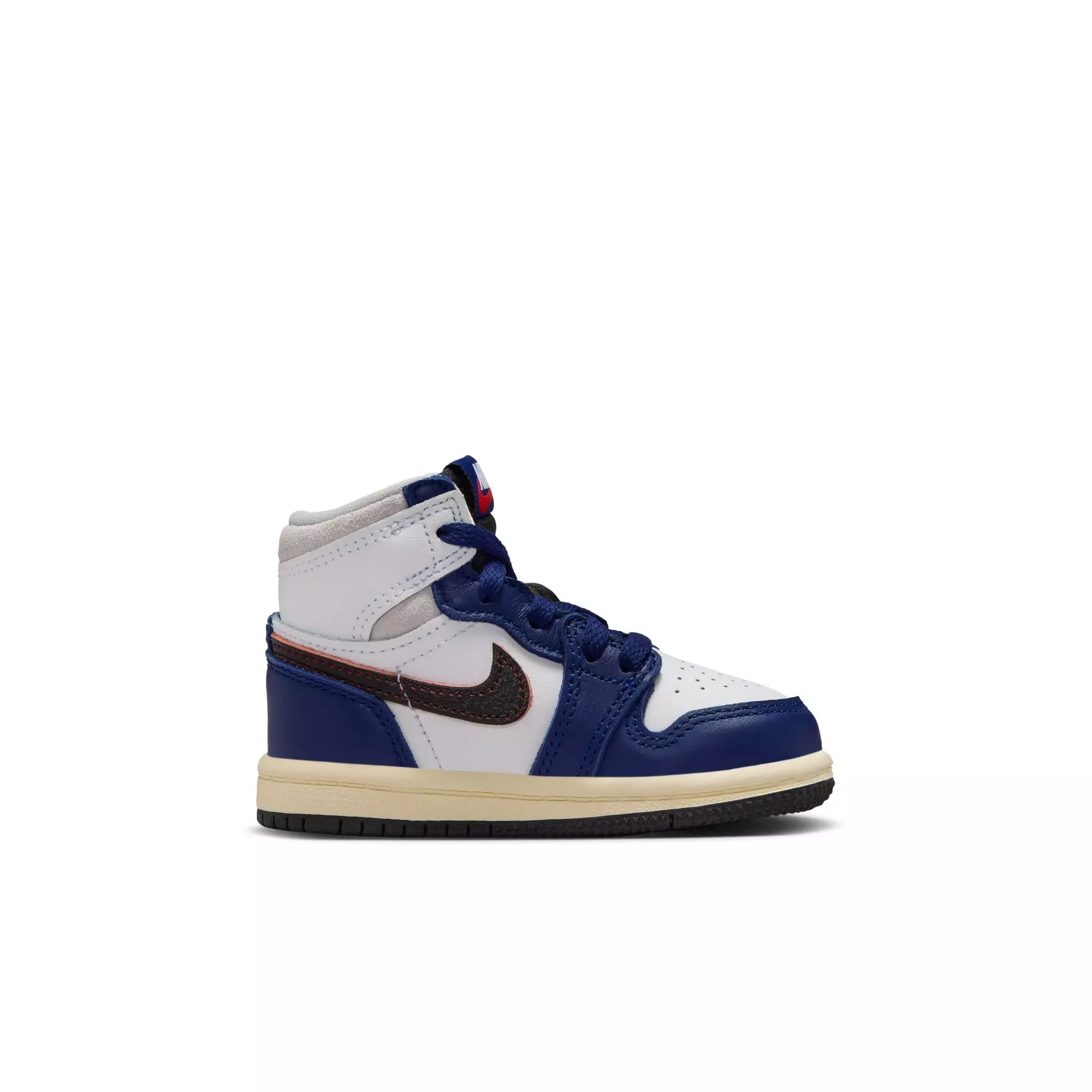 Jordan 1 Retro High OG "Rare Air" Toddler Kids' Shoe - BLACK/NEUTRAL GREY/DEEP ROYAL BLUE