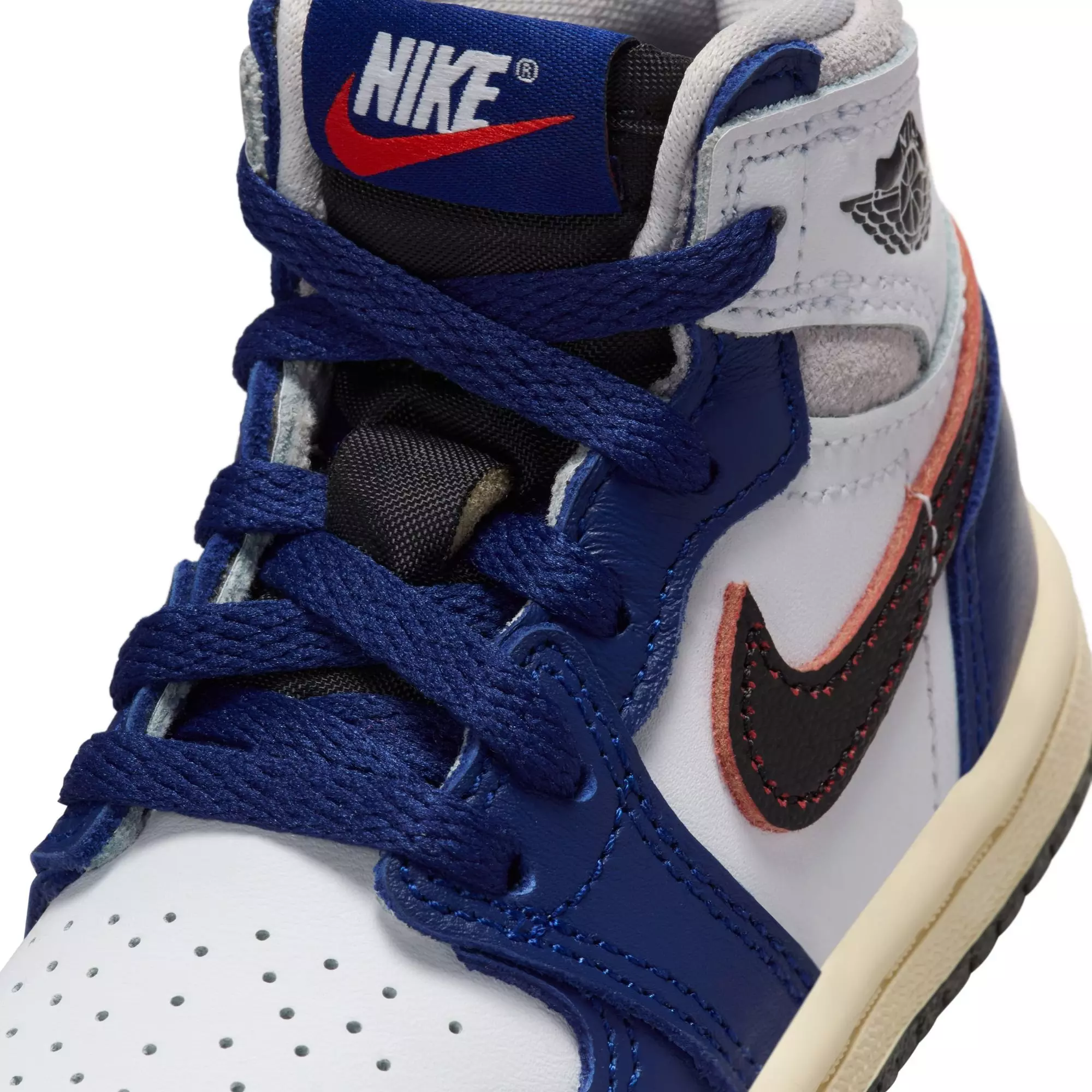 Jordan 1 Retro High OG "Rare Air" Toddler Kids' Shoe - BLACK/NEUTRAL GREY/DEEP ROYAL BLUE