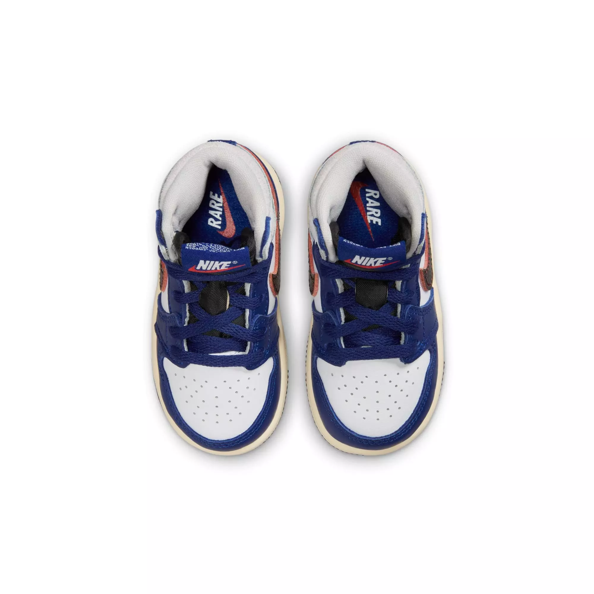 Jordan 1 Retro High OG "Rare Air" Toddler Kids' Shoe - BLACK/NEUTRAL GREY/DEEP ROYAL BLUE