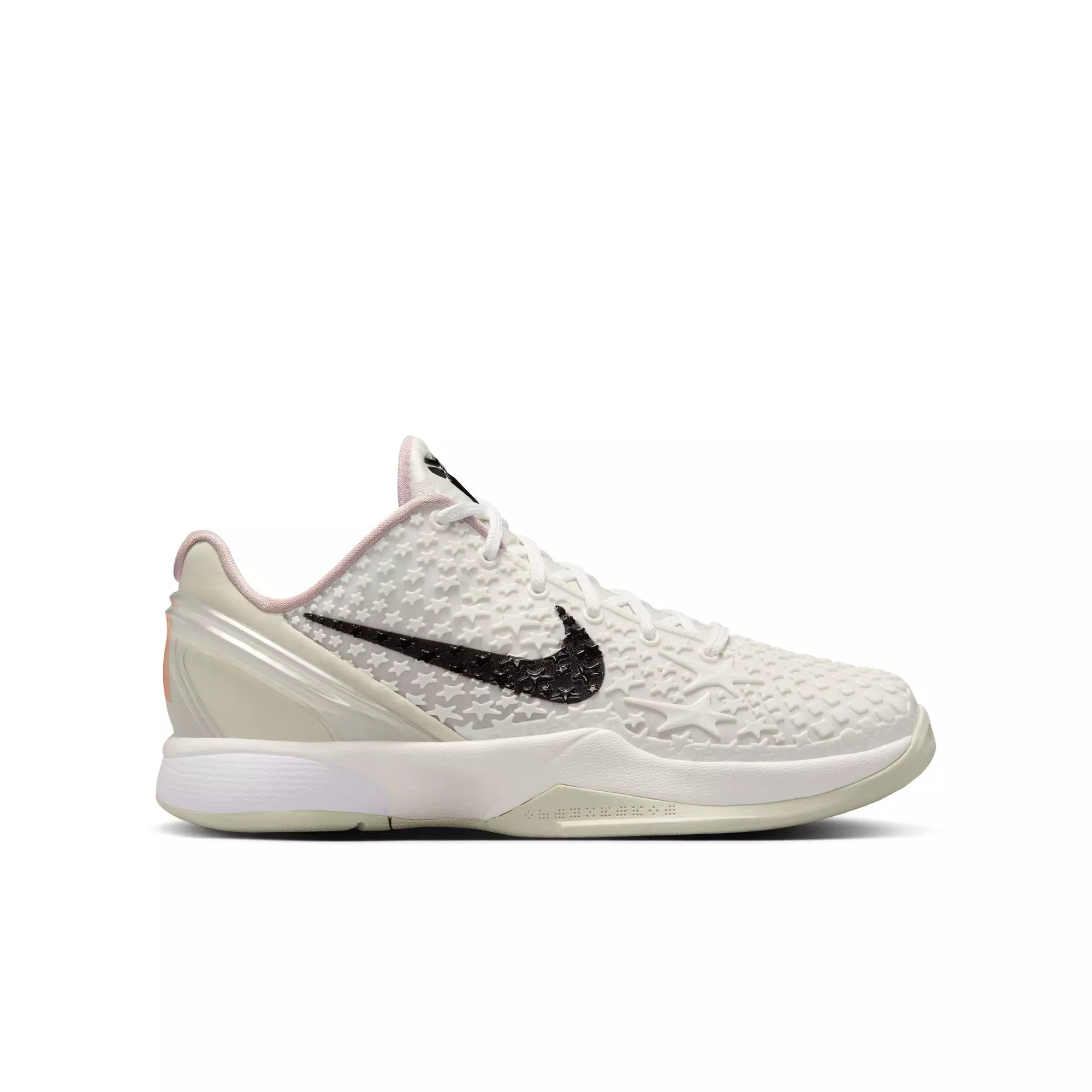 Nike Kobe VI "Sail/Black/Light Bone/White" Grade School Kids' Basketball Shoe - KHAKI