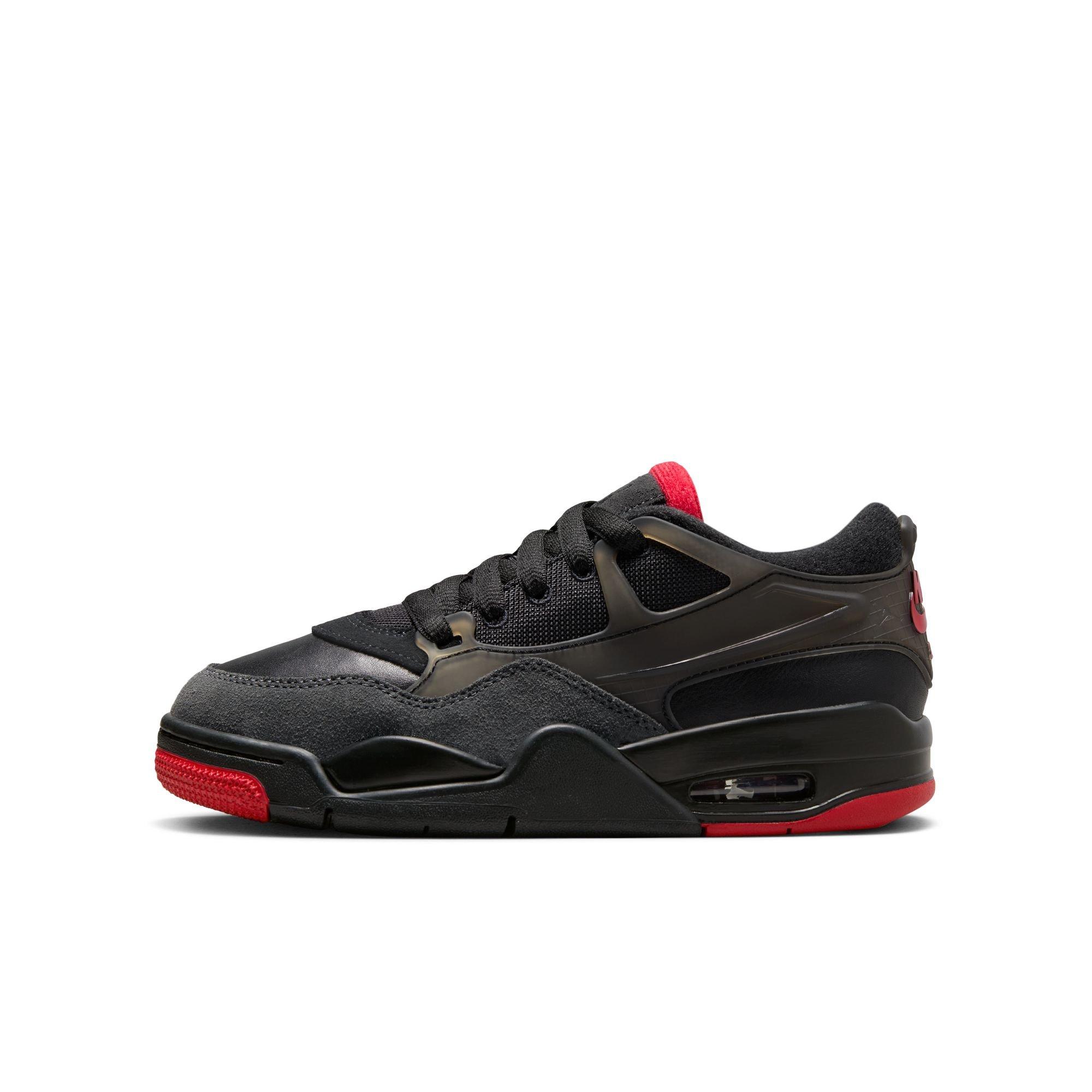 Jordan 4 RM Grade School Boys' "Black/Varsity Red/Anthracite" Shoe