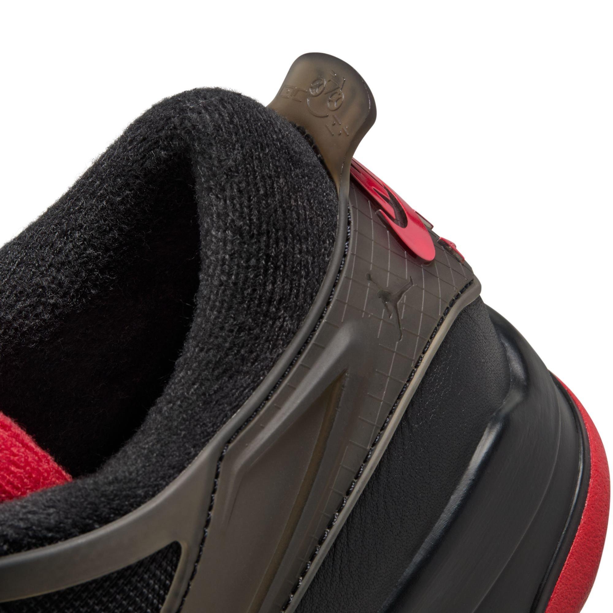 Jordan 4 RM Grade School Boys' "Black/Varsity Red/Anthracite" Shoe