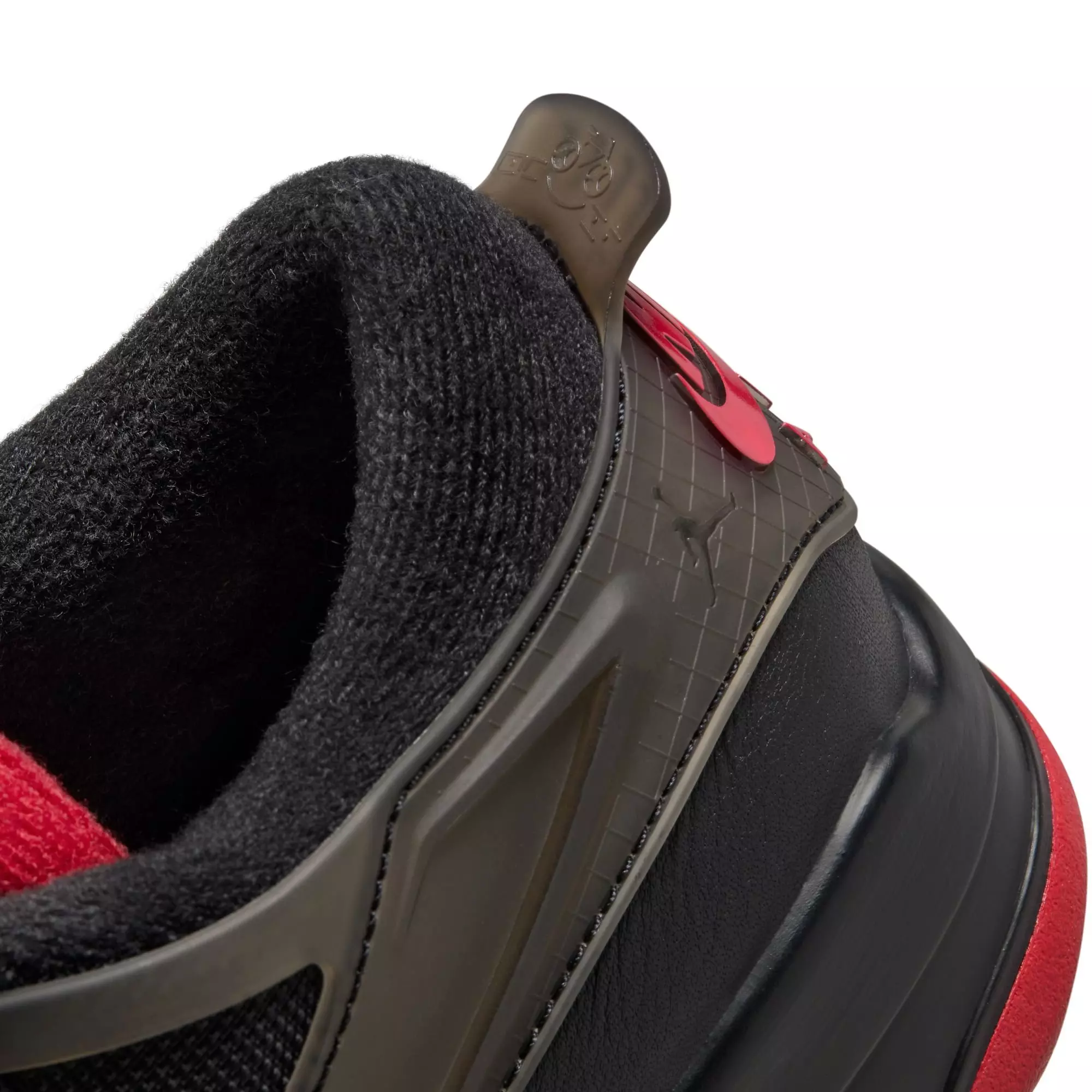 Jordan 4 RM "Black/Varsity Red/Anthracite" Grade School Boys' Shoe - BLACK/RED/WHITE