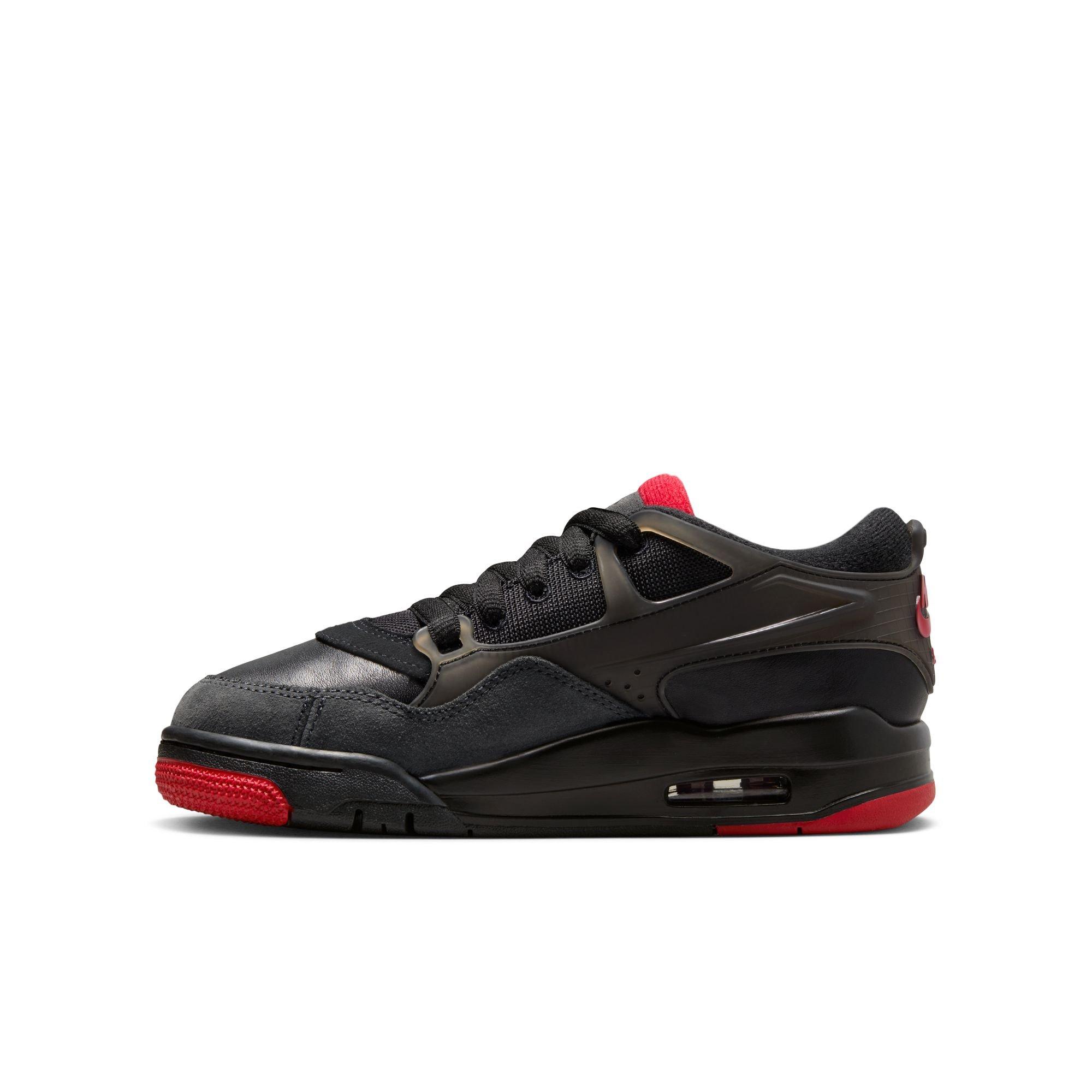 Jordan 4 RM Grade School Boys' "Black/Varsity Red/Anthracite" Shoe