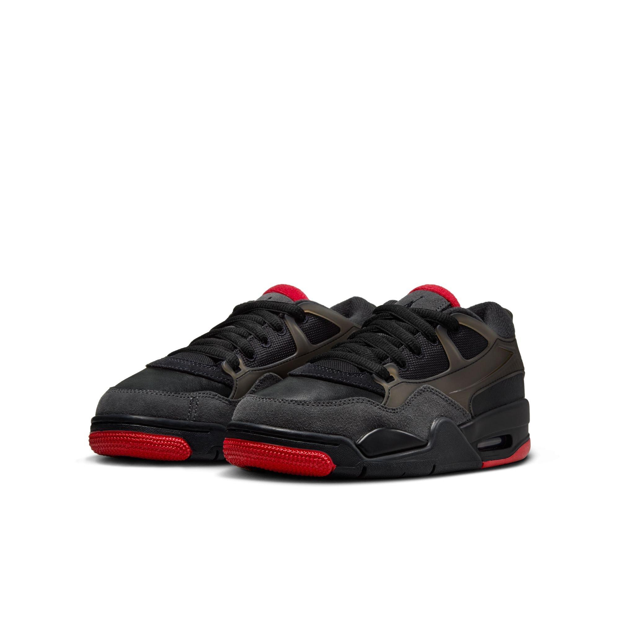 Jordan 4 RM Grade School Boys' "Black/Varsity Red/Anthracite" Shoe