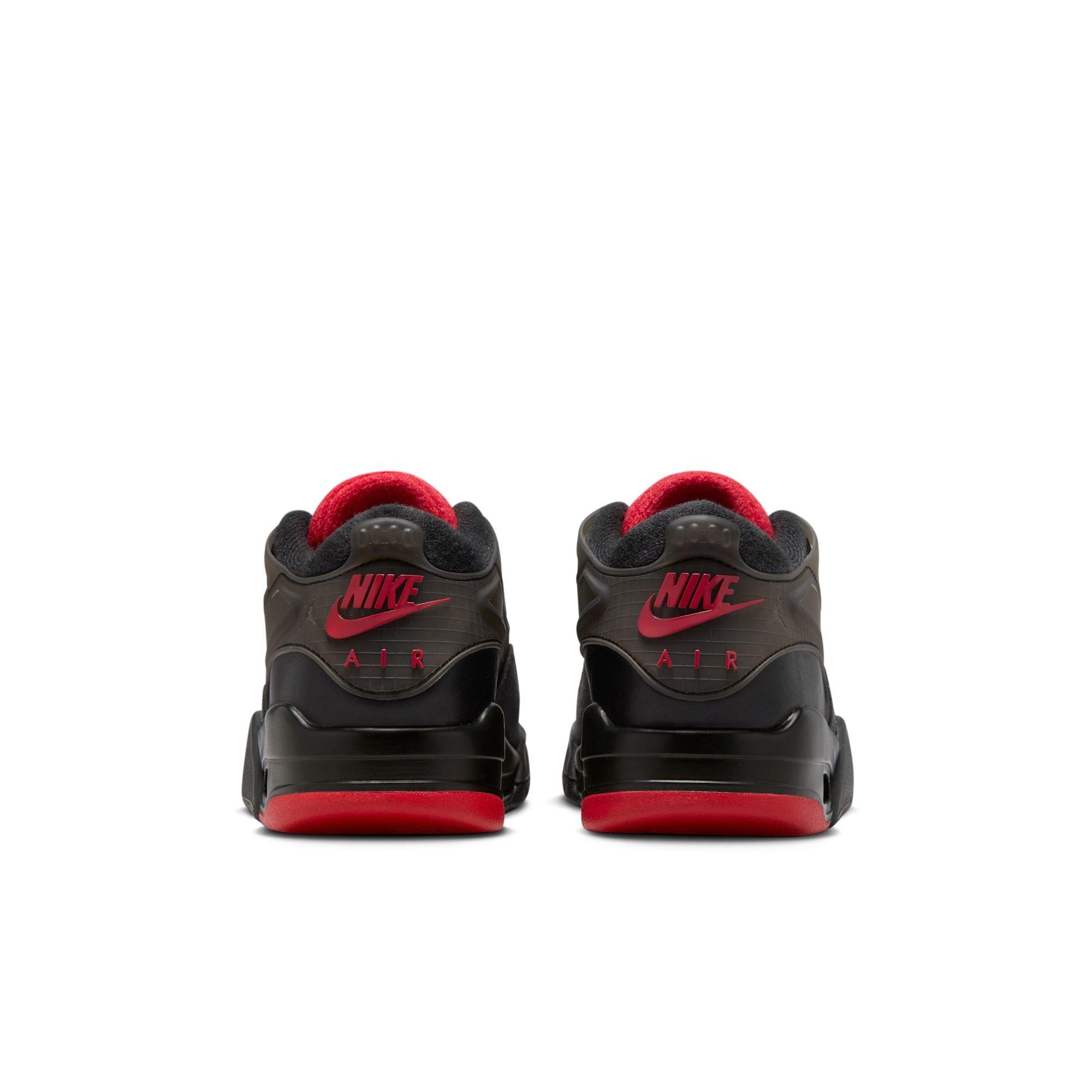 Jordan 4 RM Grade School Boys' "Black/Varsity Red/Anthracite" Shoe