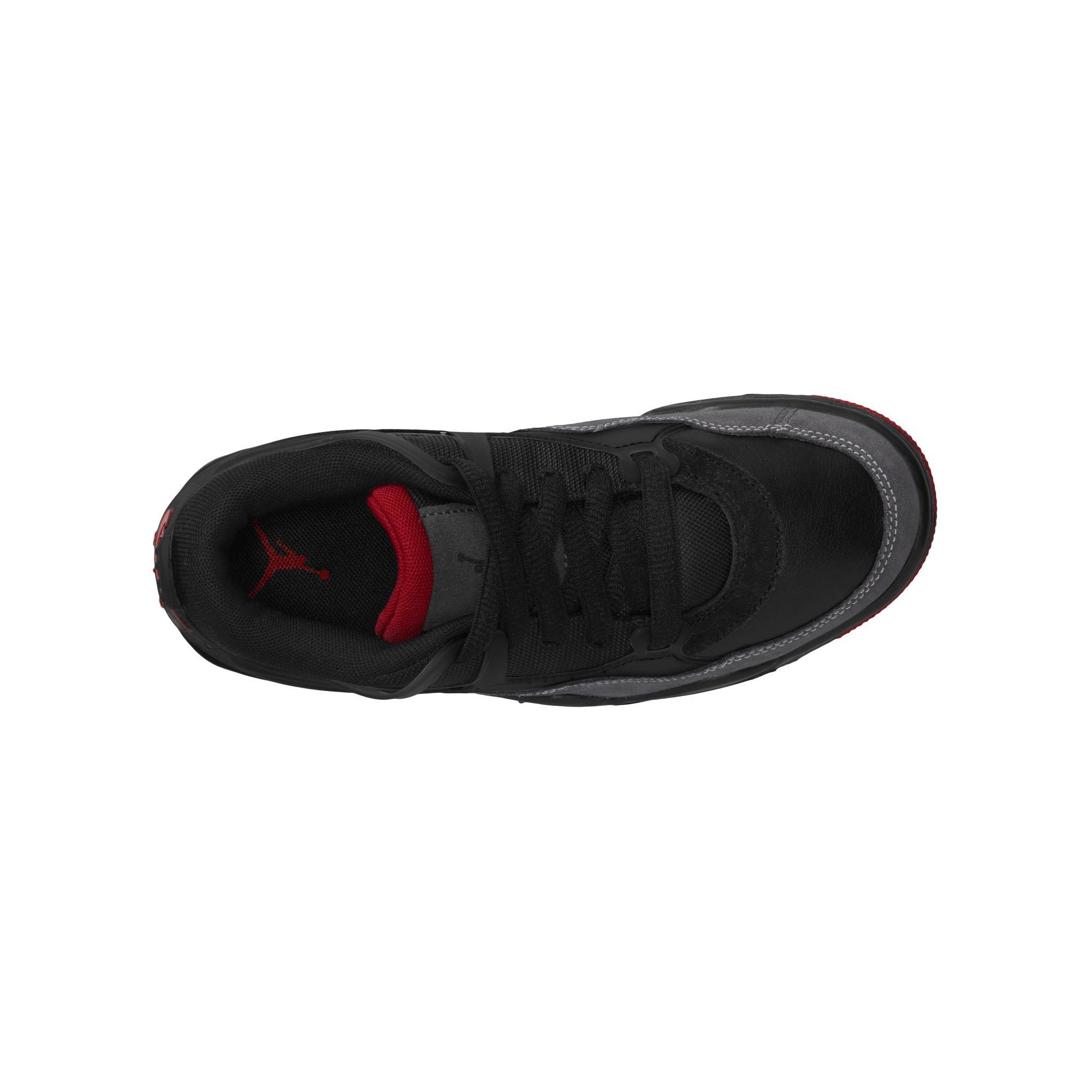 Jordan 4 RM Grade School Boys' "Black/Varsity Red/Anthracite" Shoe