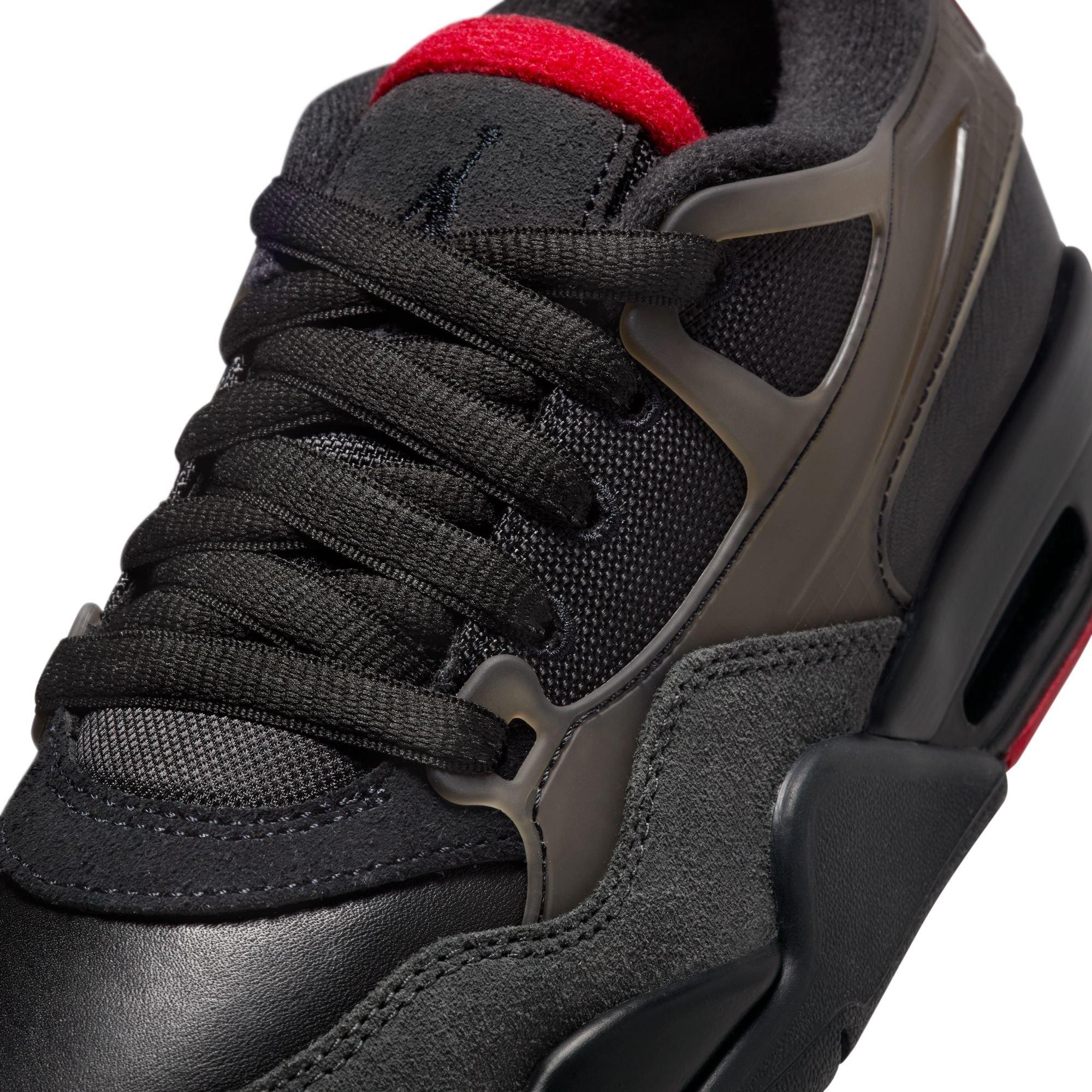 Jordan 4 RM Grade School Boys' "Black/Varsity Red/Anthracite" Shoe
