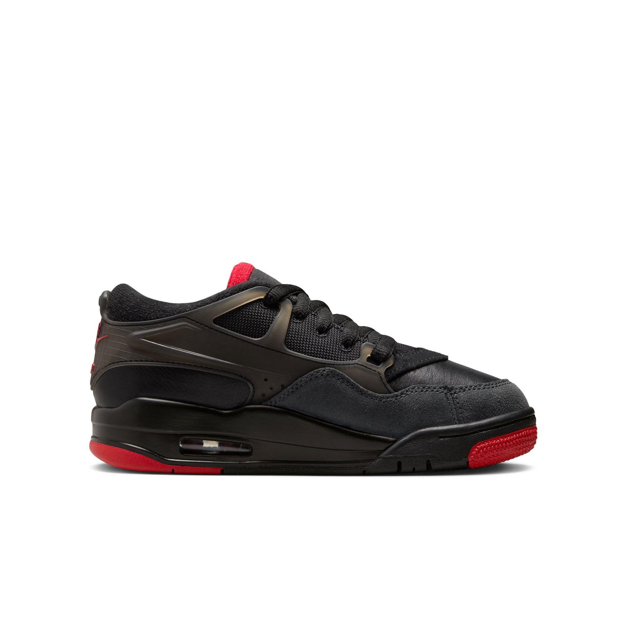 Jordan 4 RM Grade School Boys' "Black/Varsity Red/Anthracite" Shoe