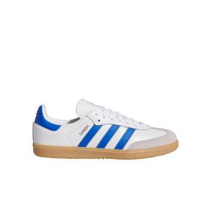 adidas Originals Samba OG "Ftwr White/Blue/Gum" Preschool Boys' Shoe