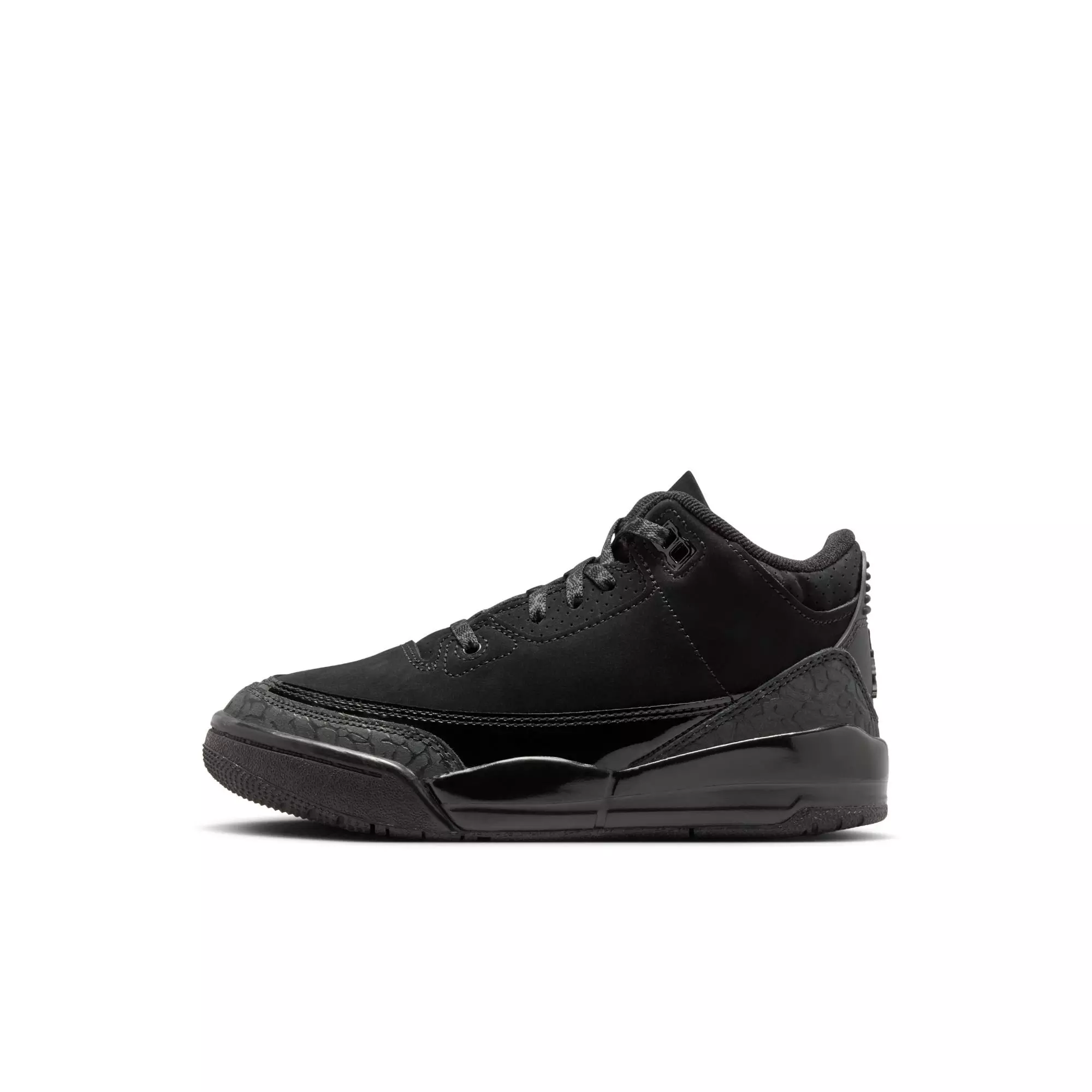 Jordan 3 Retro "Black Cat" Preschool Kids' Shoe - BLACK/DARK CHARCOAL