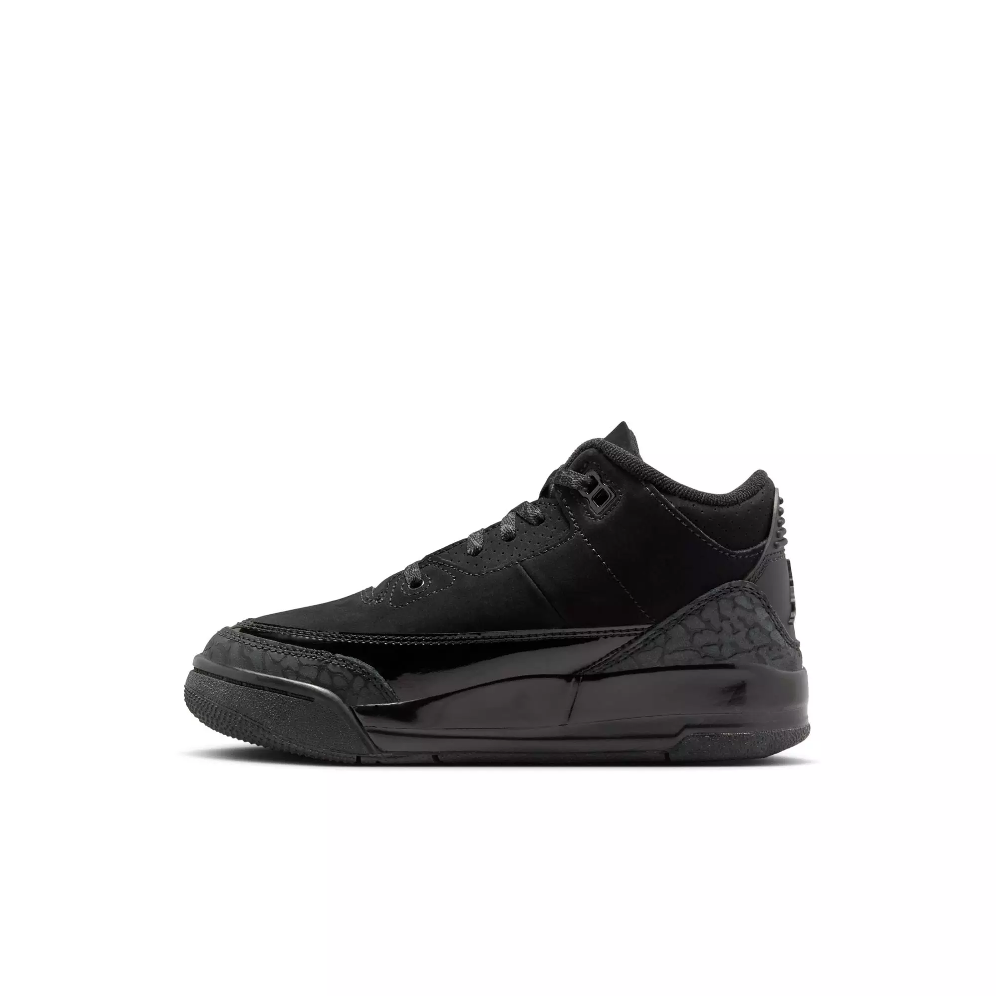 Jordan 3 Retro "Black Cat" Preschool Kids' Shoe - BLACK/DARK CHARCOAL