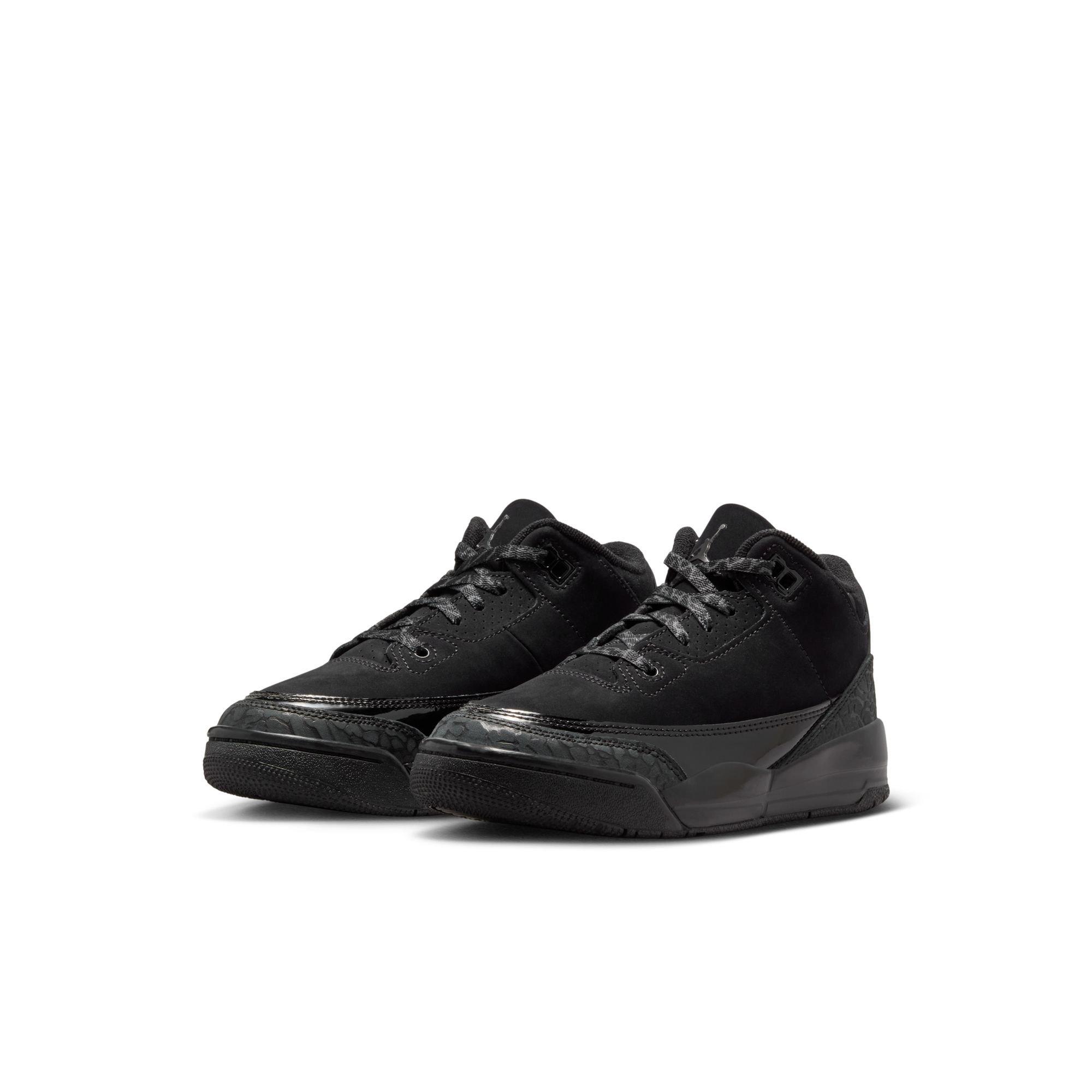 Jordan 3 Retro "Black Cat" Preschool Kids' Shoe