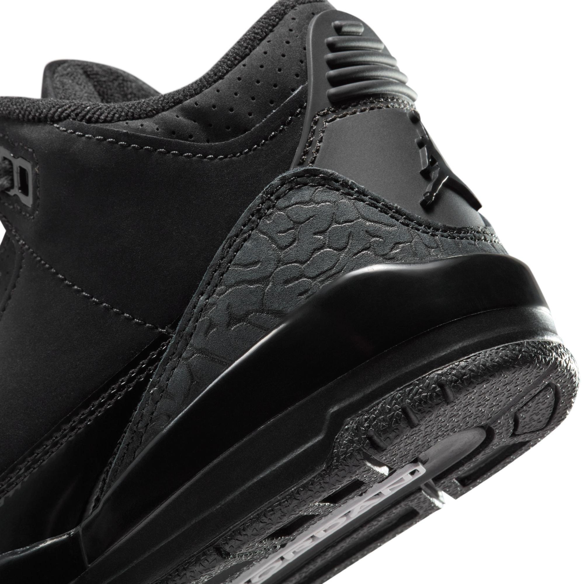 Jordan 3 Retro "Black Cat" Preschool Kids' Shoe