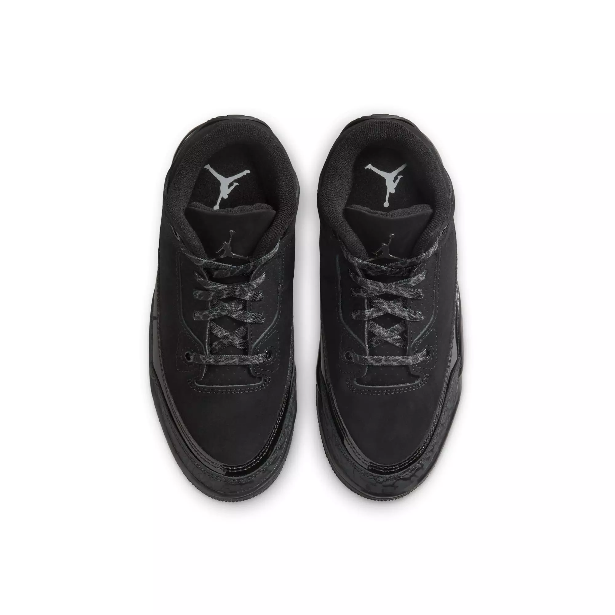 Jordan 3 Retro "Black Cat" Preschool Kids' Shoe - BLACK/DARK CHARCOAL