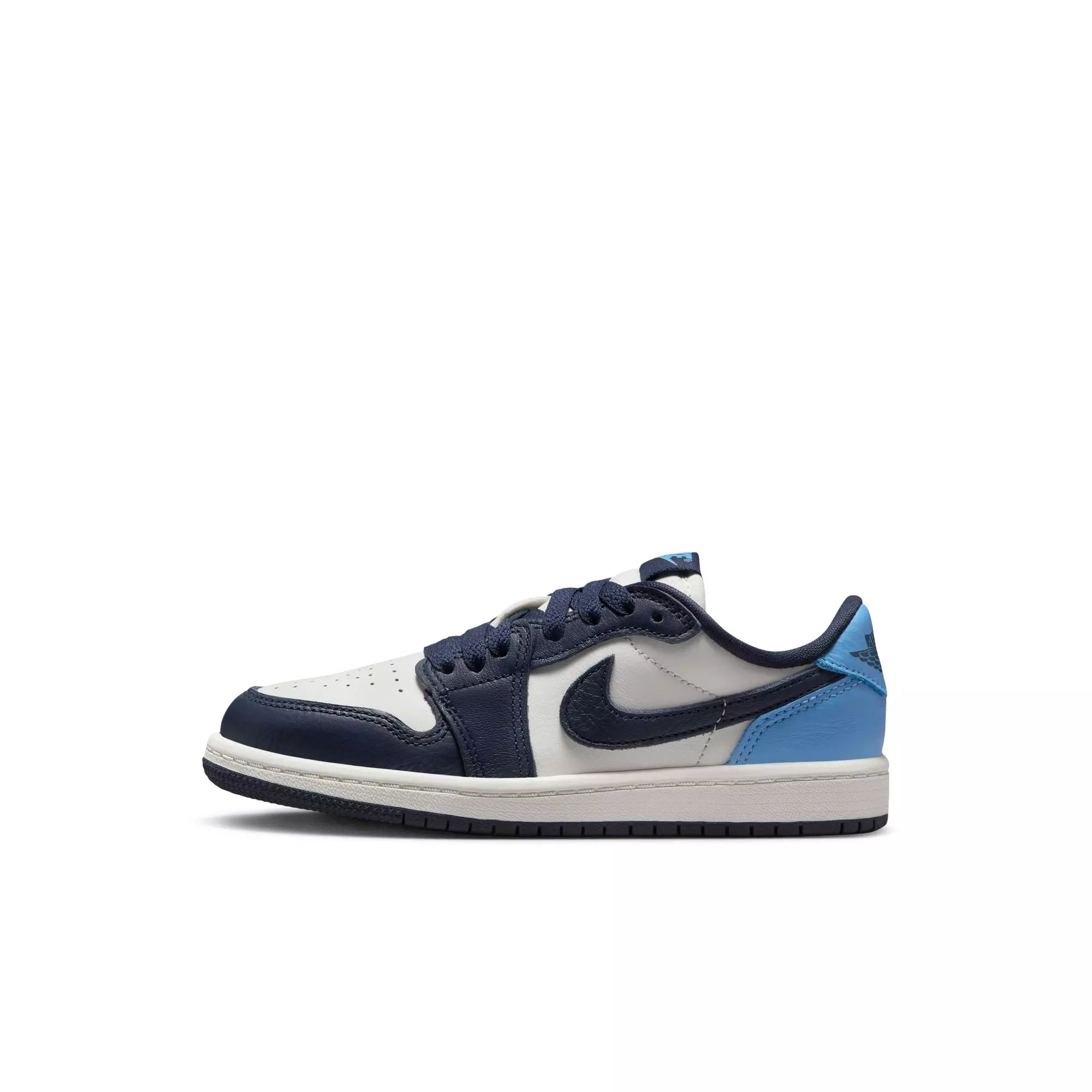 Jordan 1 Low OG "Obsidian" Preschool Kids' Shoe - OBSIDIAN/UNIVERSITY BLUE/SAIL
