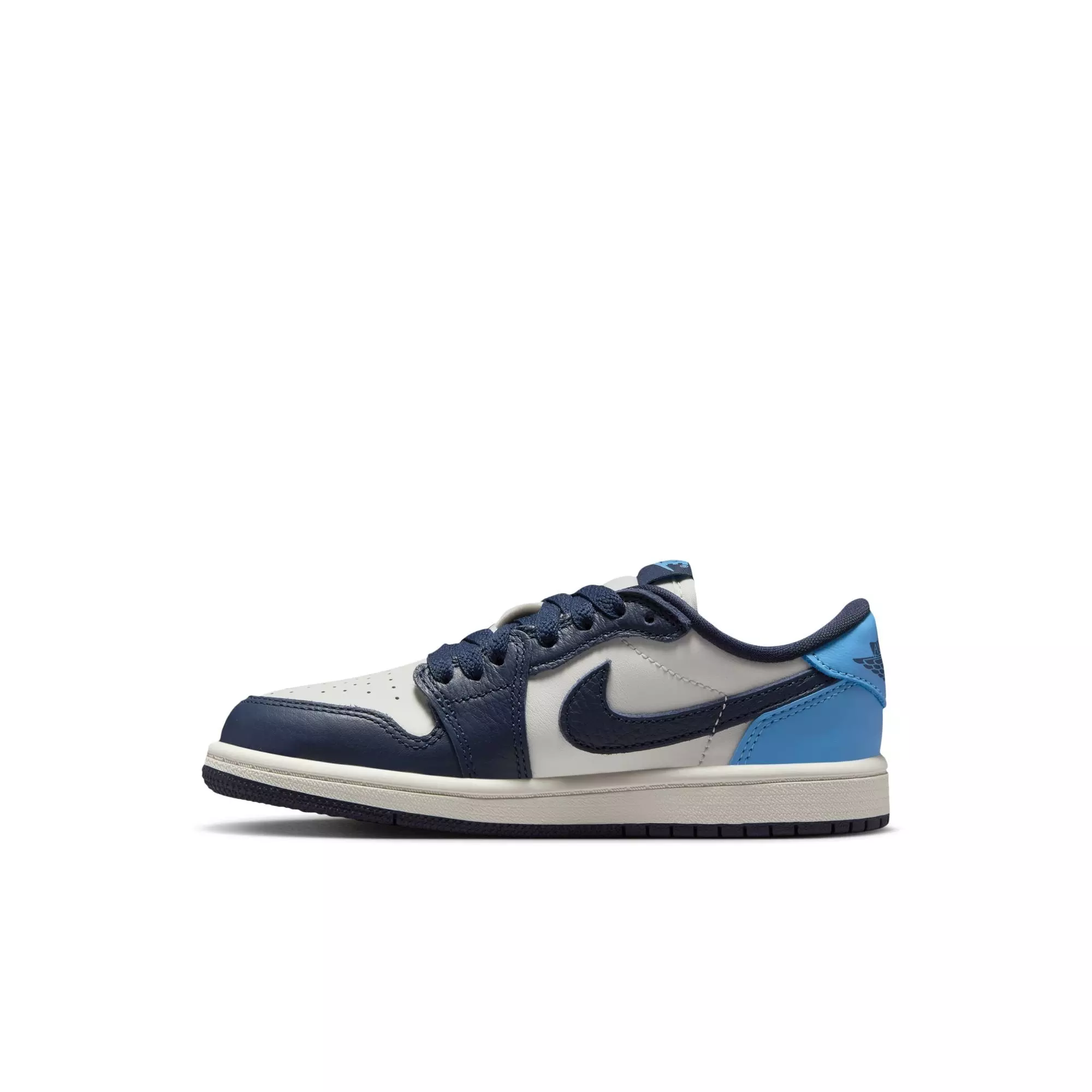 Jordan 1 Low OG "Obsidian" Preschool Kids' Shoe - OBSIDIAN/UNIVERSITY BLUE/SAIL