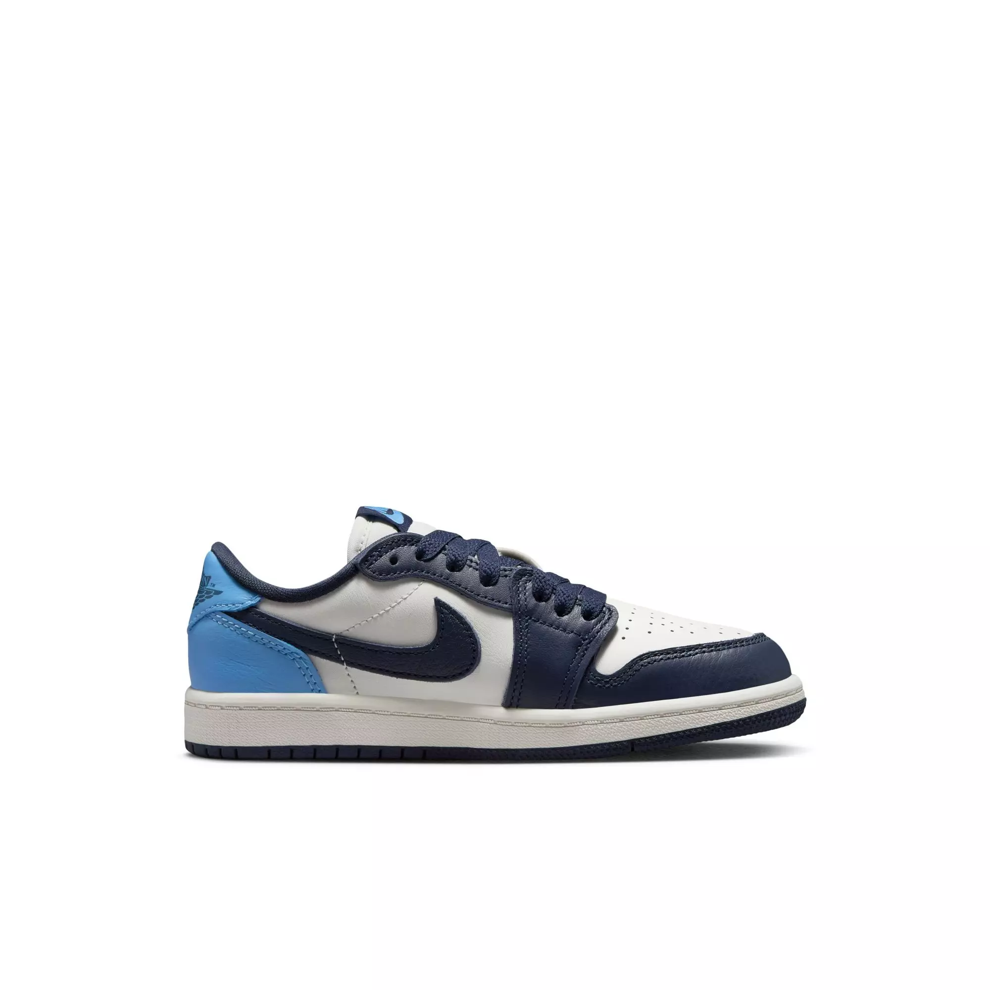 Jordan 1 Low OG "Obsidian" Preschool Kids' Shoe - OBSIDIAN/UNIVERSITY BLUE/SAIL