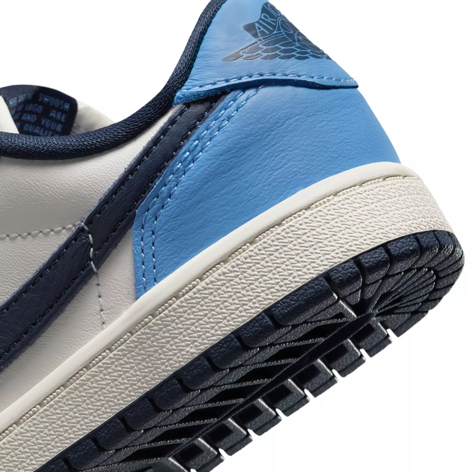 Jordan 1 Low OG "Obsidian" Preschool Kids' Shoe - OBSIDIAN/UNIVERSITY BLUE/SAIL