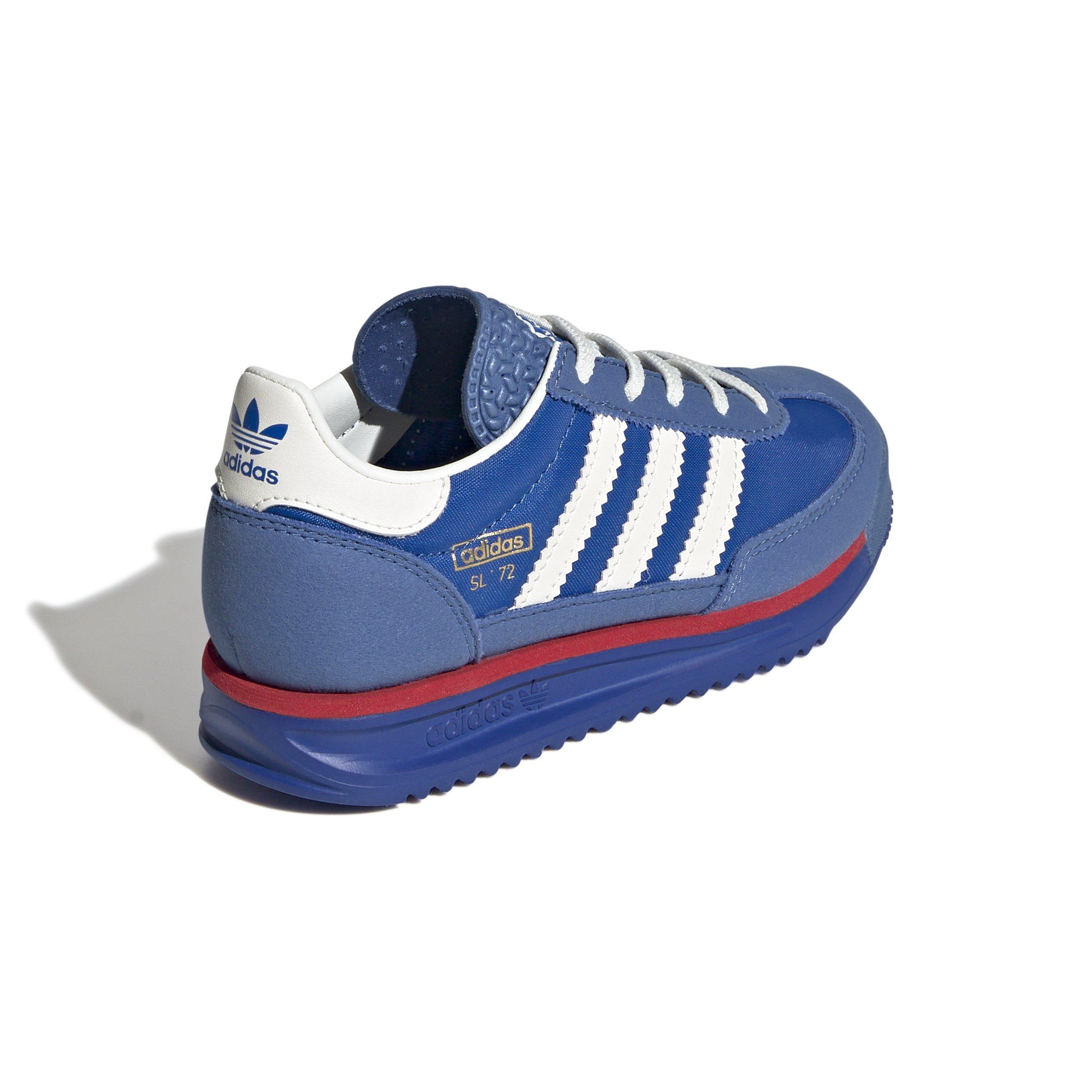 adidas Originals SL 72 Preschool Boys' "Blue/Core White/Better Scarlet" Shoe