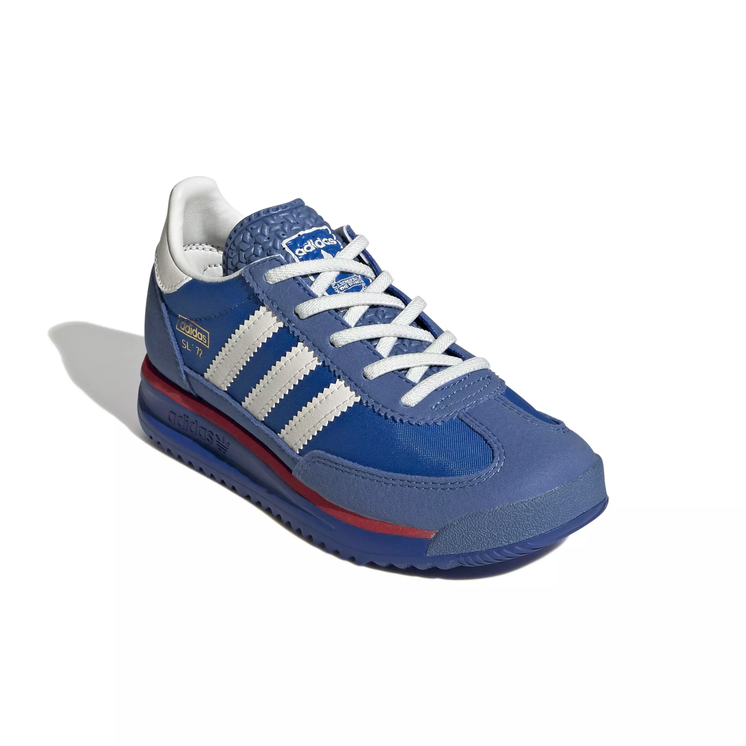 adidas Originals SL 72 "Blue/Core White/Better Scarlet" Preschool Boys' Shoe - BLACK/RED/YELLOW