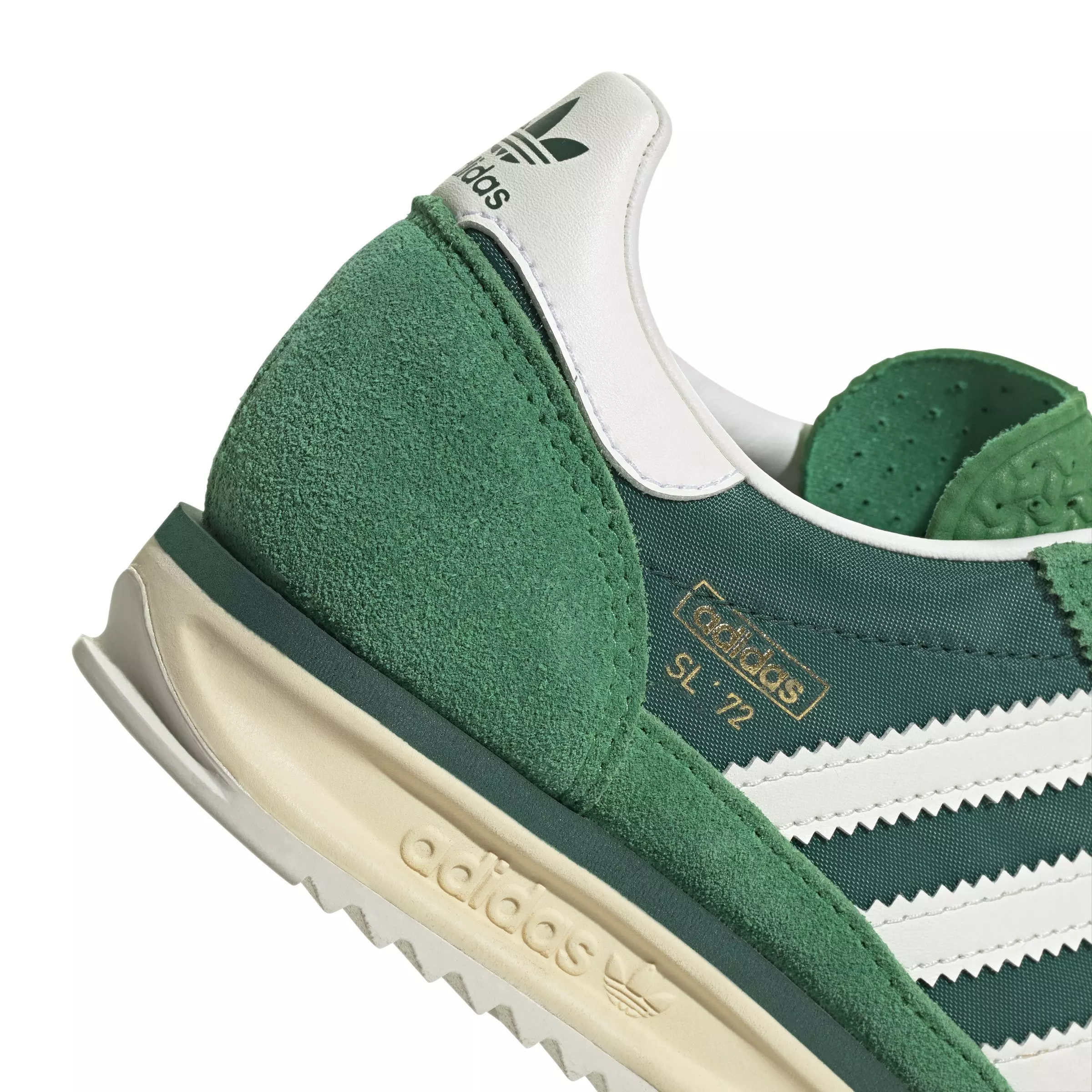 adidas Originals SL 72 "Collegiate Green/Core White" Grade School Boys' Shoe - GREEN/WHITE