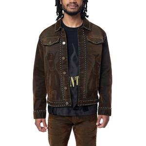 Smoke Rise Men's Doberman Flocked Jacket - Dorset