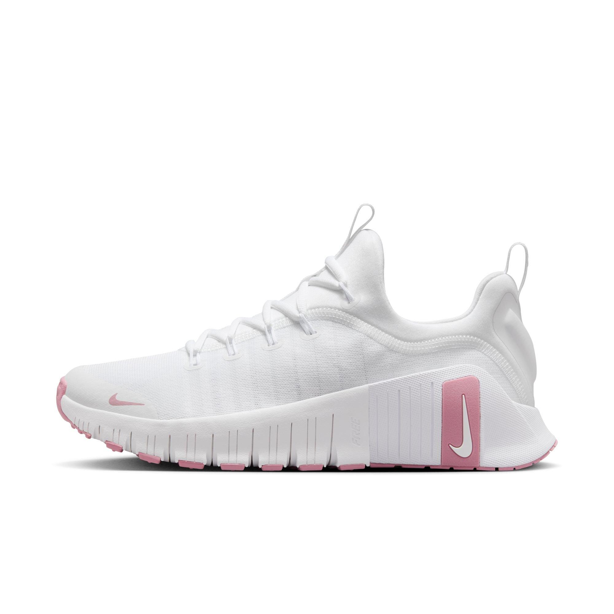 Nike Free Metcon 6 "White/Elemental Pink" Women's Workout Shoe - WHITE/PINK Thumbnail View 3