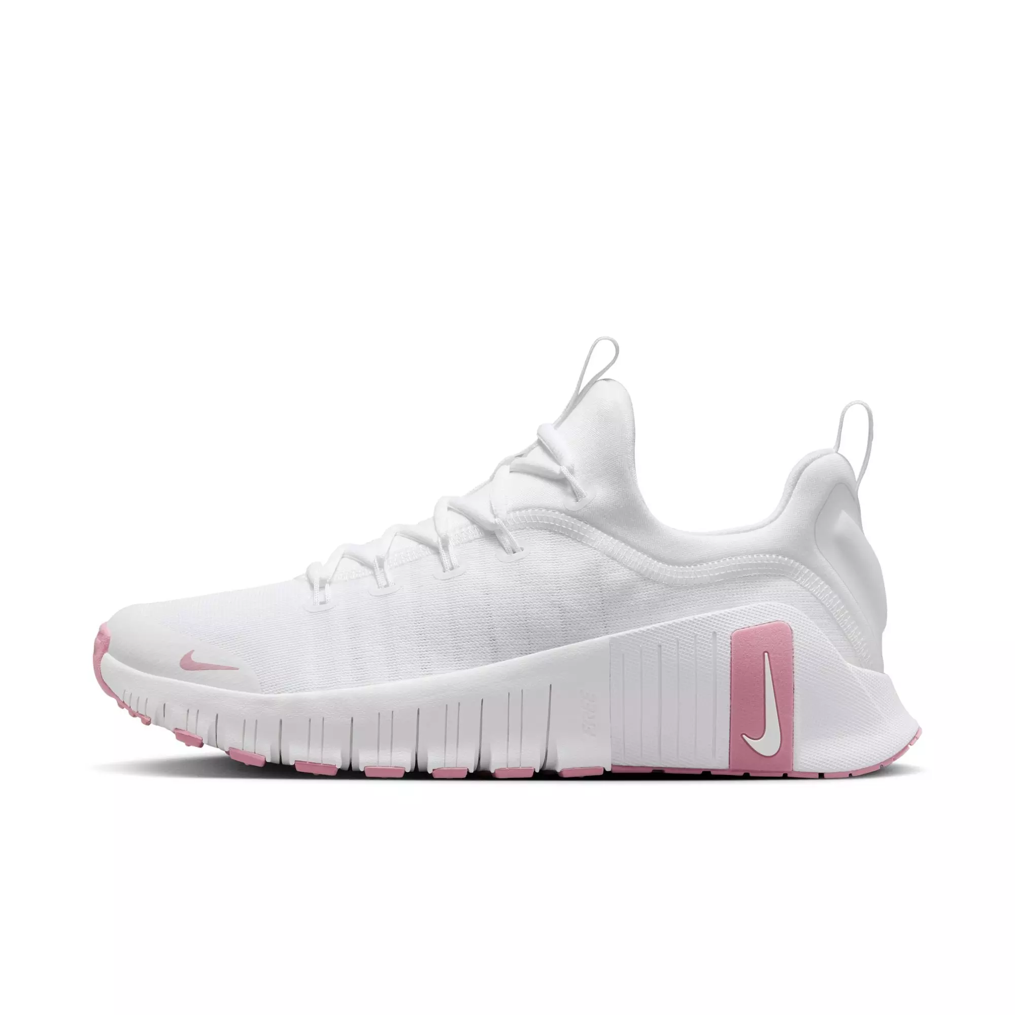 Nike Free Metcon 6 "White/Elemental Pink" Women's Workout Shoe - WHITE/PINK