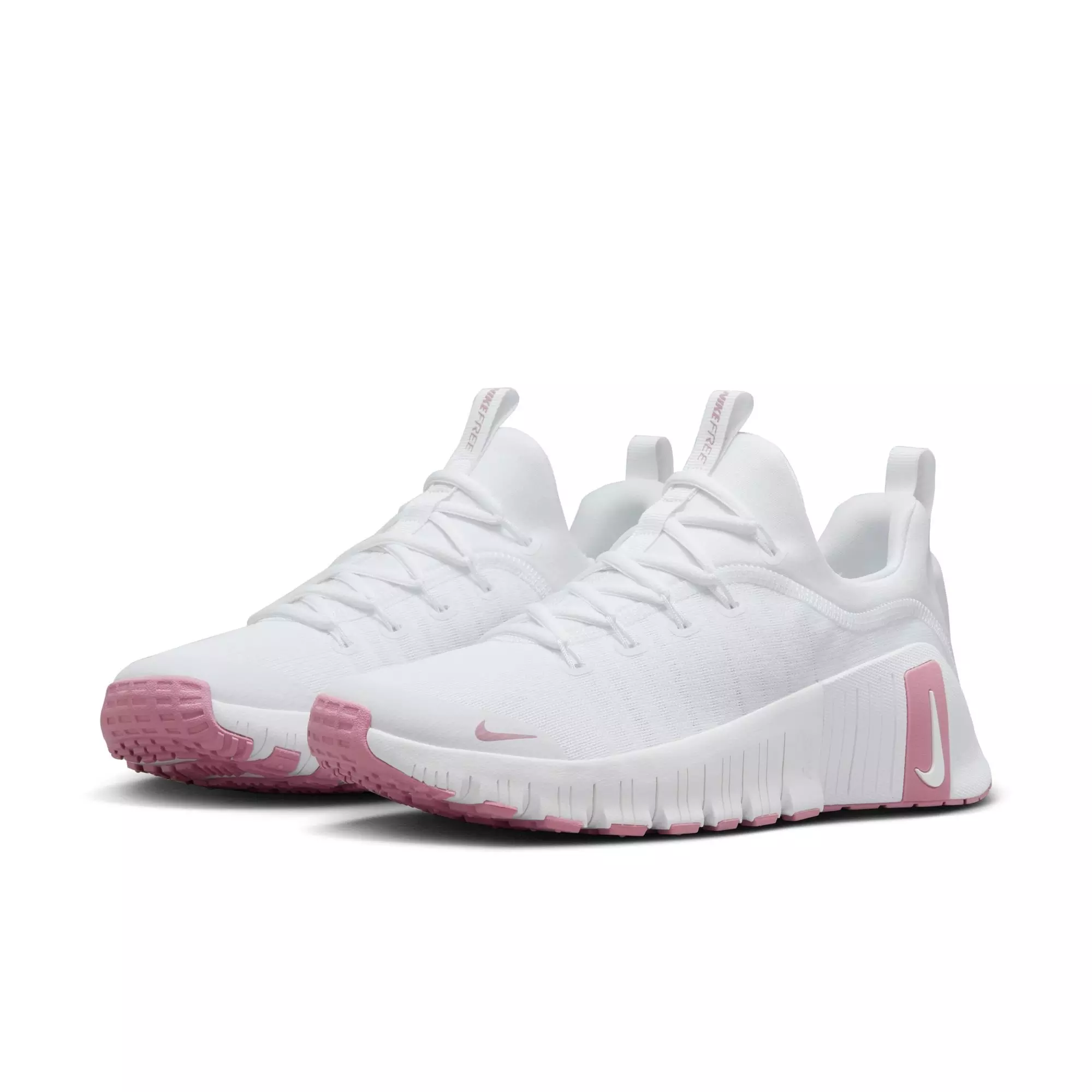 Nike Free Metcon 6 "White/Elemental Pink" Women's Workout Shoe - WHITE/PINK