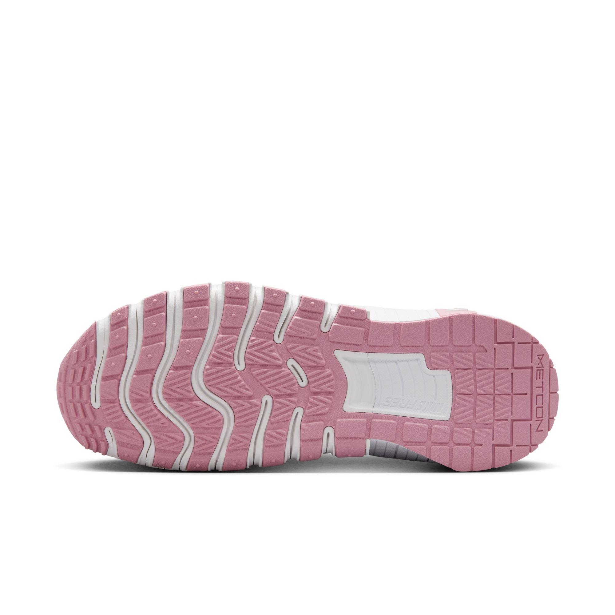 Nike Free Metcon 6 "White/Elemental Pink" Women's Workout Shoe - WHITE/PINK Thumbnail View 9
