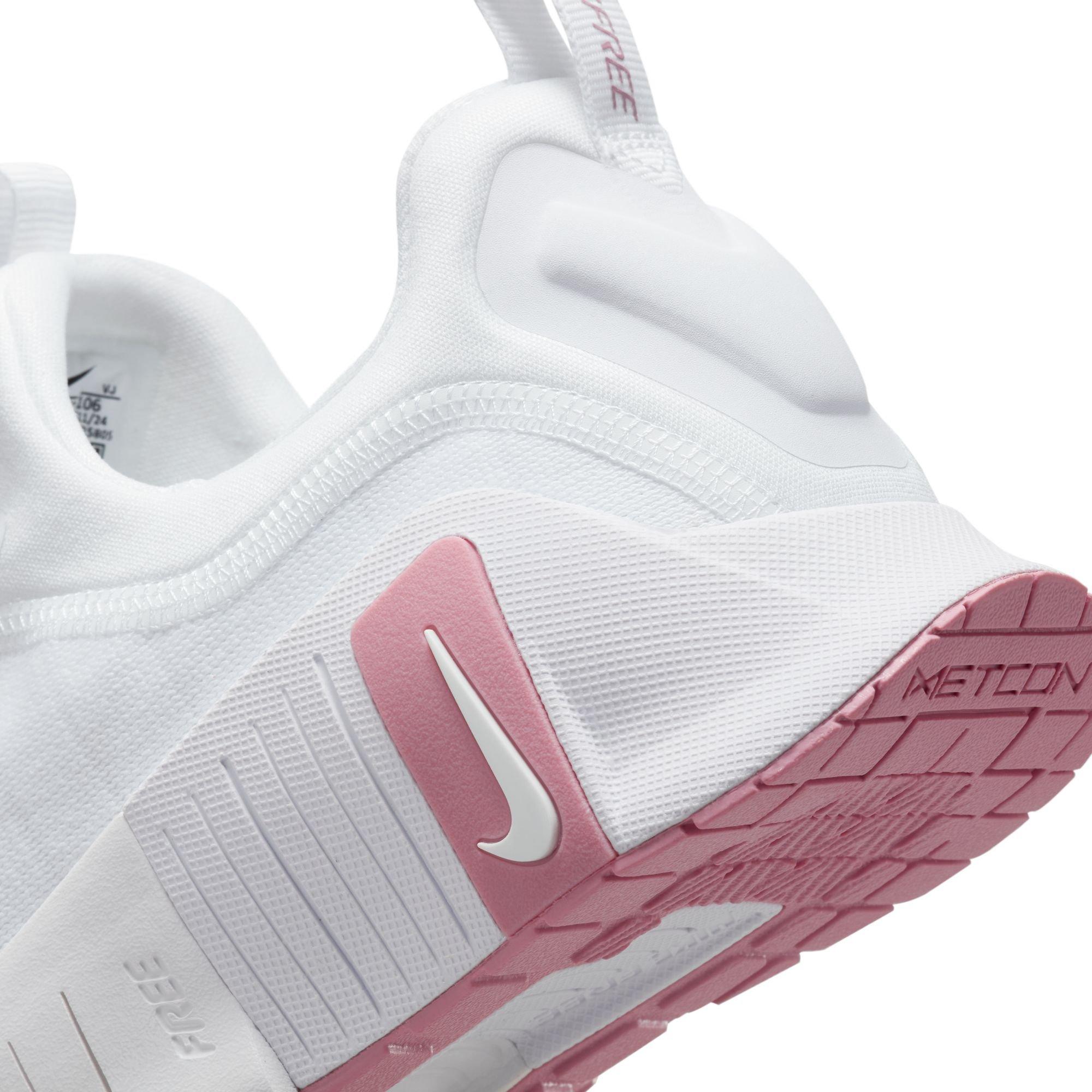Nike Free Metcon 6 "White/Elemental Pink" Women's Workout Shoe - WHITE/PINK Thumbnail View 11