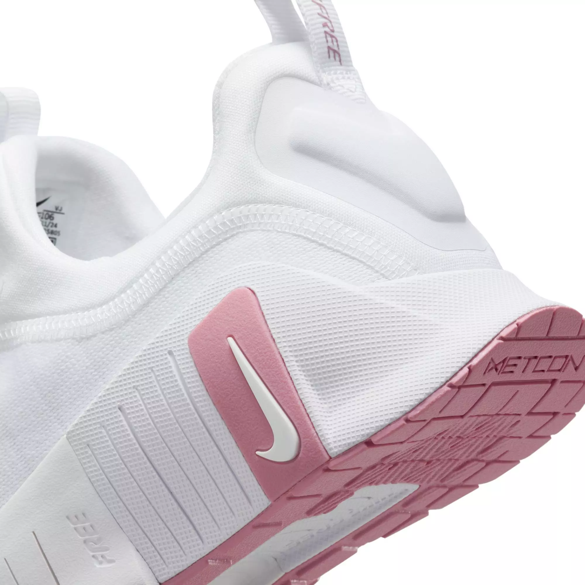 Nike Free Metcon 6 "White/Elemental Pink" Women's Workout Shoe - WHITE/PINK