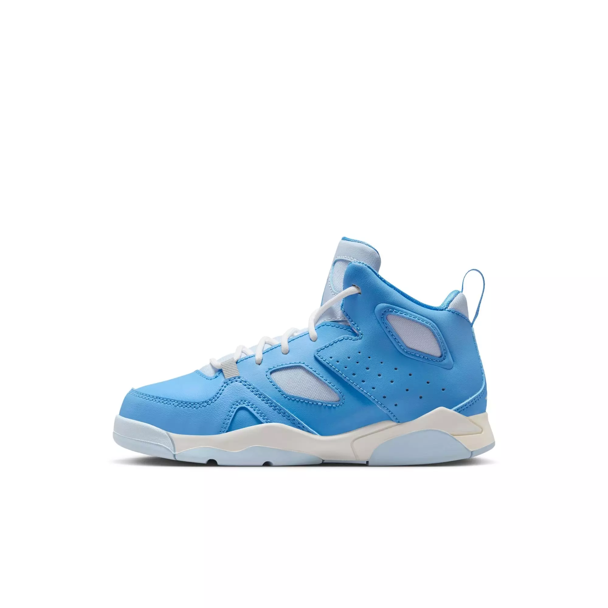 Jordan Flight Club '91 "Legend Blue/Hydrogen Blue/Pure Platinum" Preschool Boys' Shoe - CAROLINA BLUE