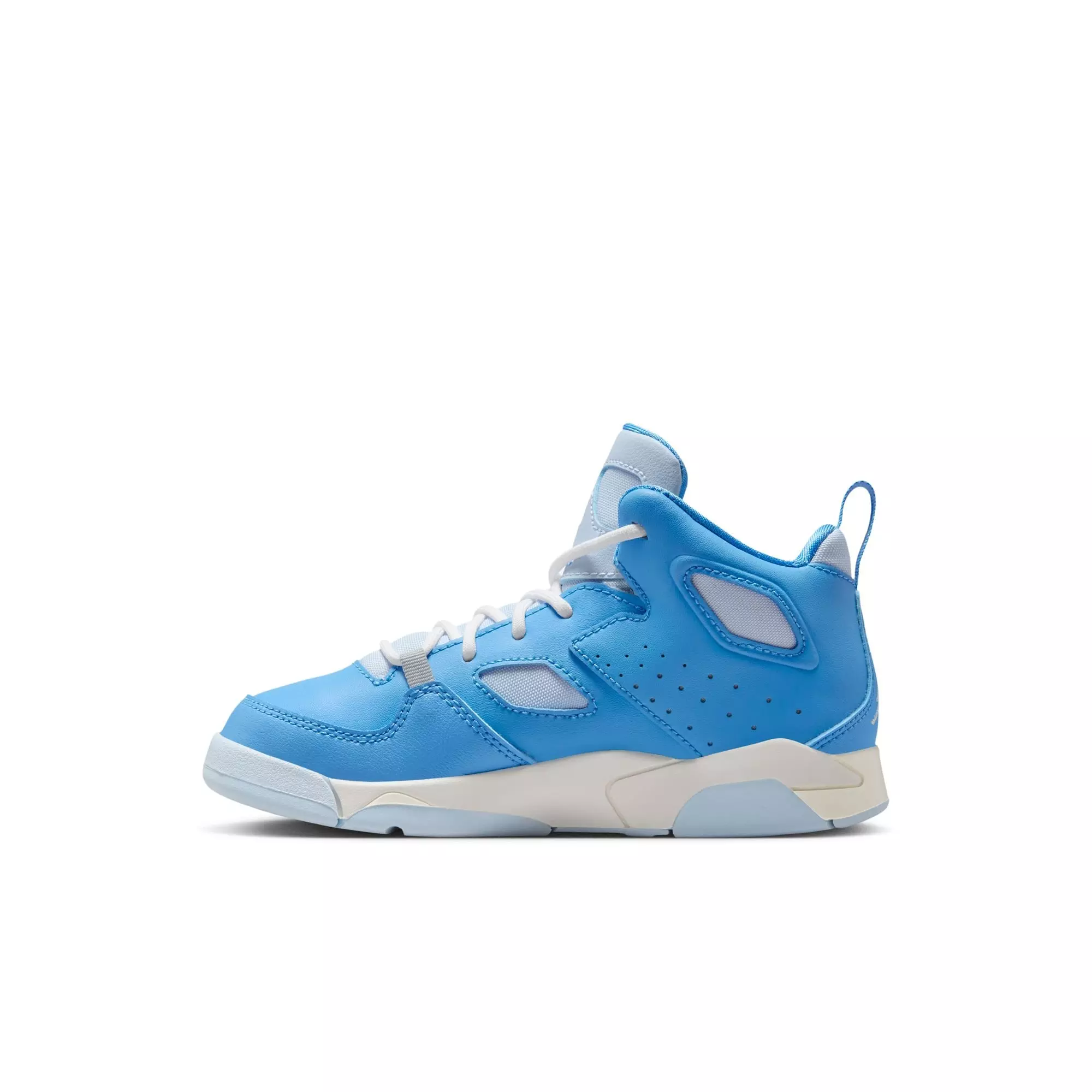 Jordan Flight Club '91 "Legend Blue/Hydrogen Blue/Pure Platinum" Preschool Boys' Shoe - CAROLINA BLUE